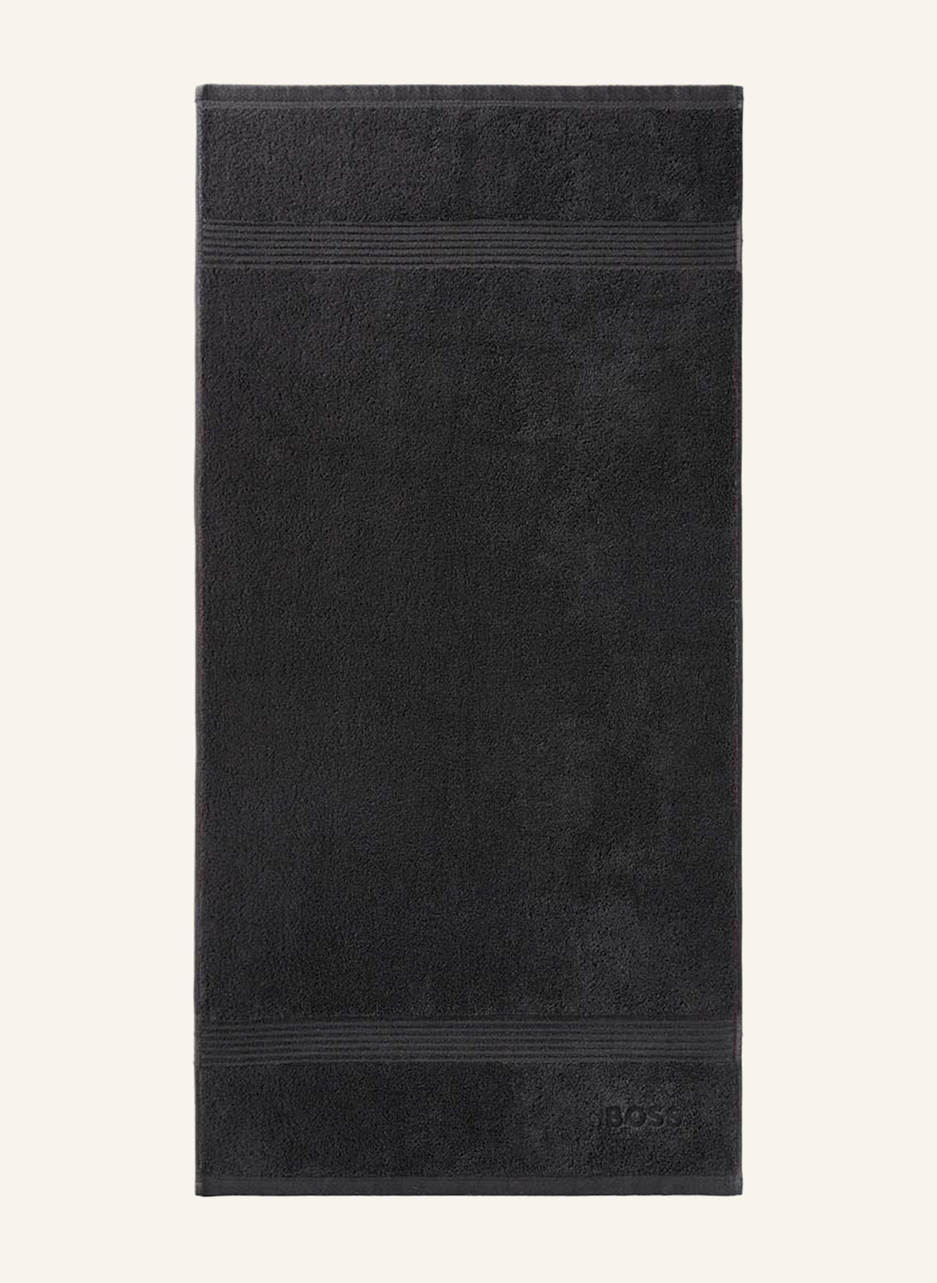 BOSS Handtuch 2er Set LOFT: SCHWARZ