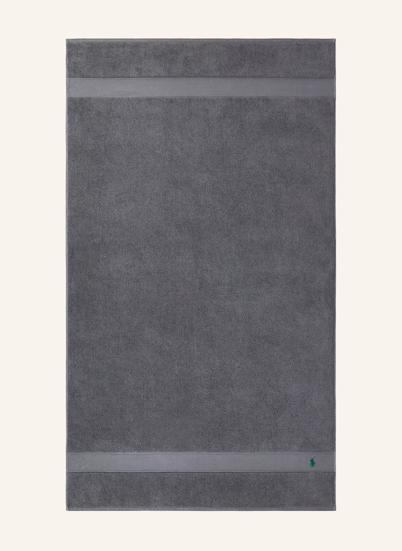 RALPH LAUREN HOME Badetuch POLOPLAYER: DUNKELGRAU