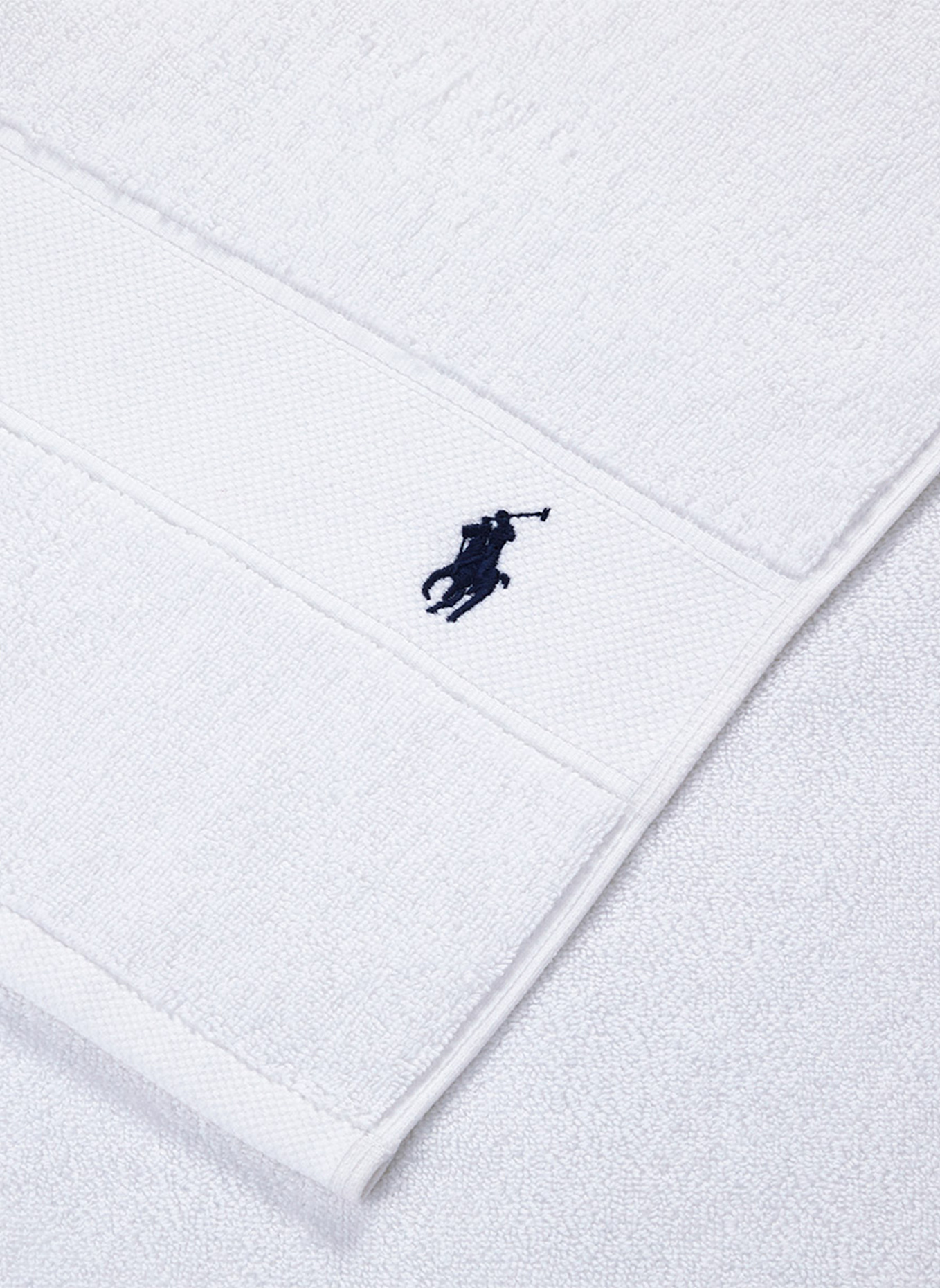 RALPH LAUREN HOME Duschtuch POLOPLAYER: WEISS