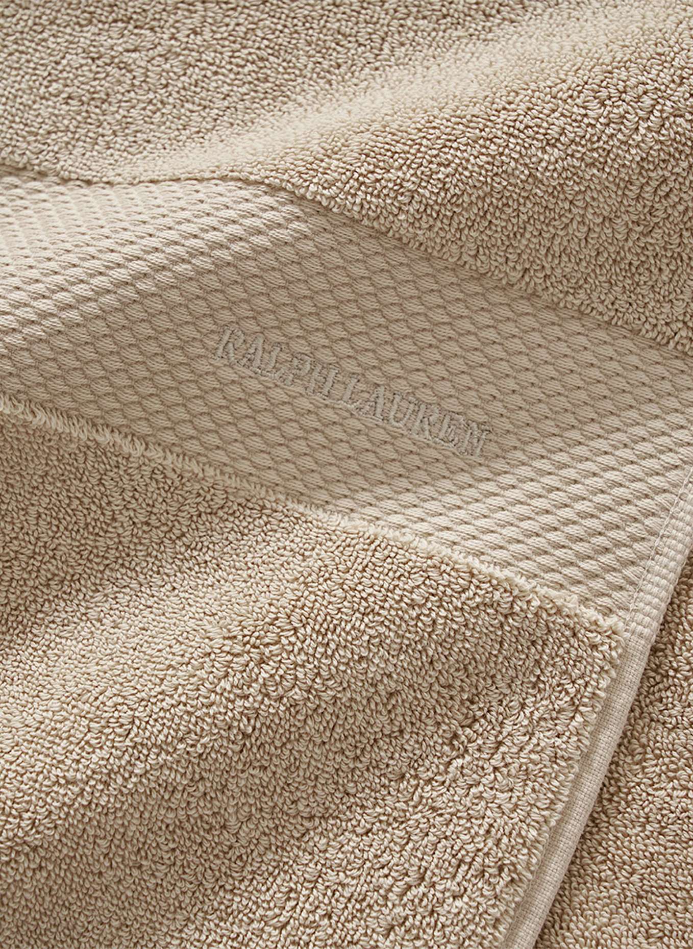 RALPH LAUREN HOME Duschtuch AVENUE: ECRU