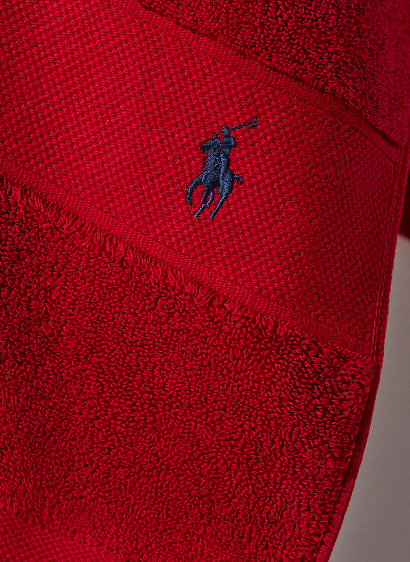 RALPH LAUREN HOME Badetuch POLOPLAYER: ROT