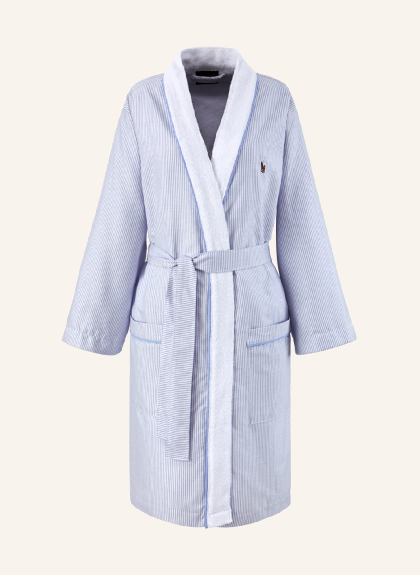 RALPH LAUREN HOME Bademantel RLOXFORD: HELLBLAU