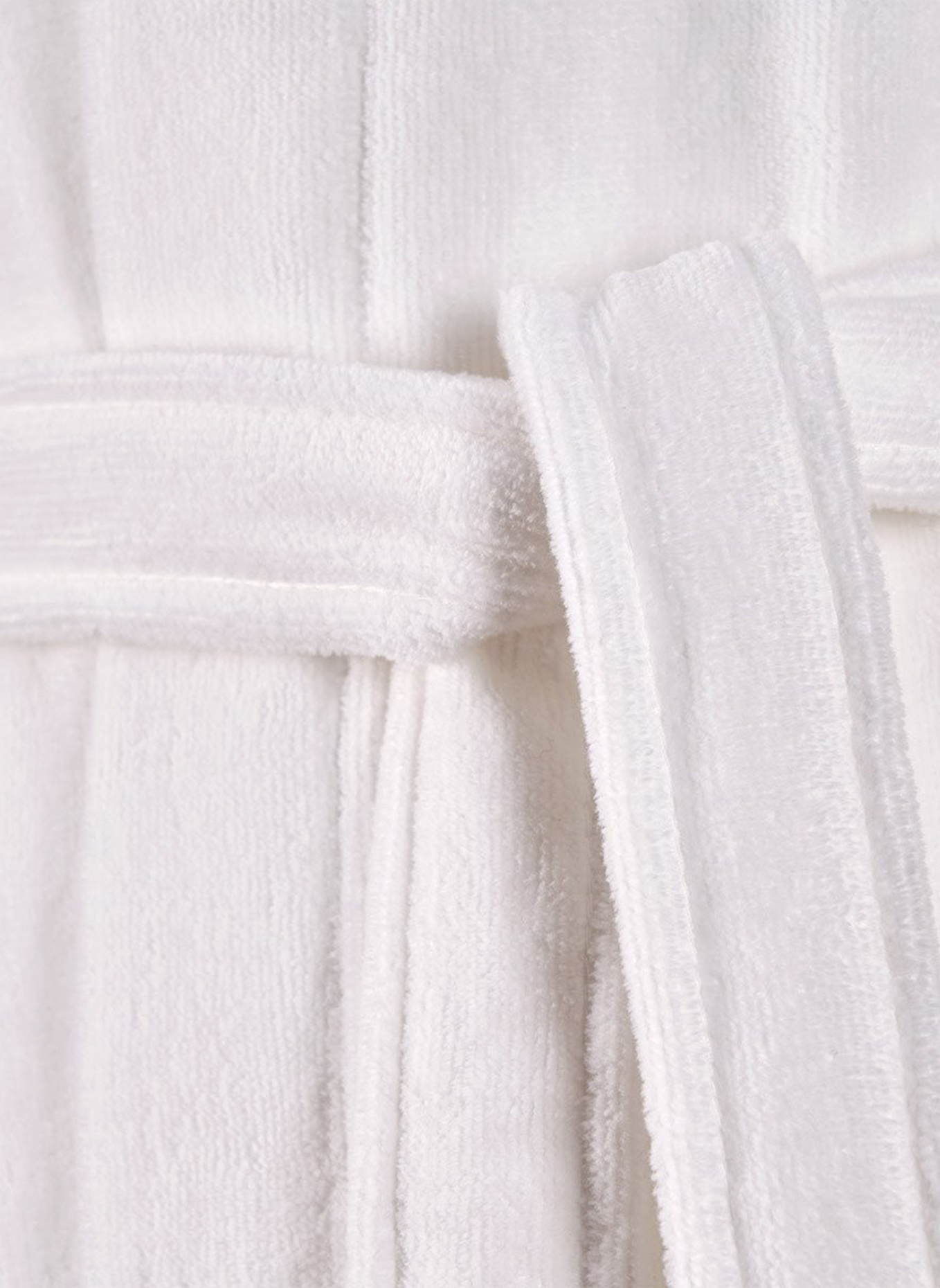 BOSS Bademantel PLAIN: WEISS