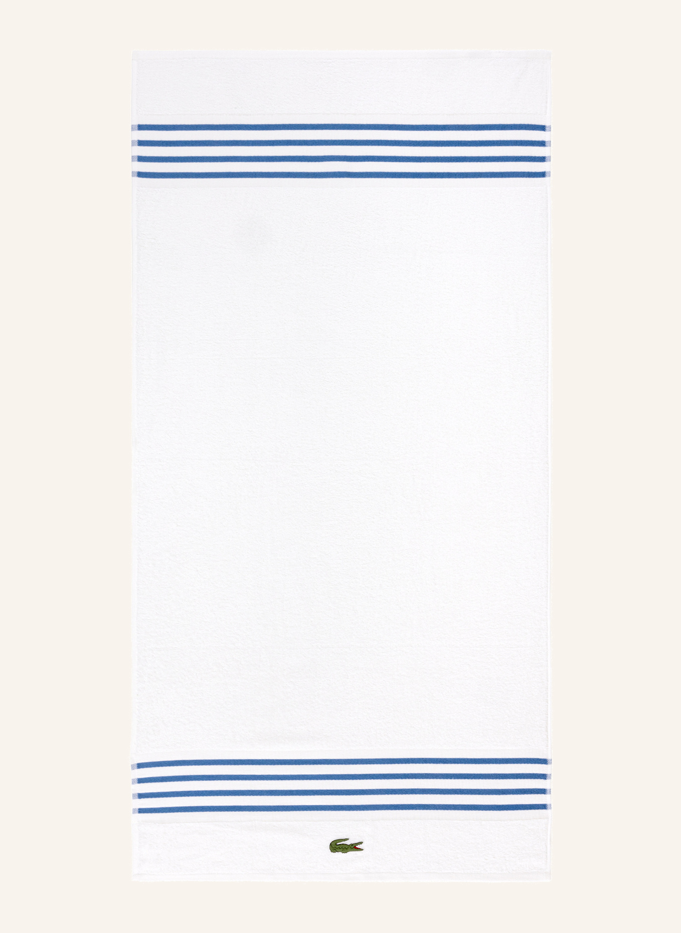 LACOSTE Duschtuch LCOURTLI: HELLBLAU