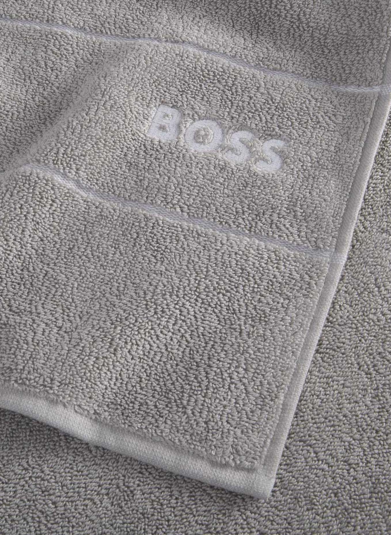 BOSS Badetuch PLAIN: HELLGRAU