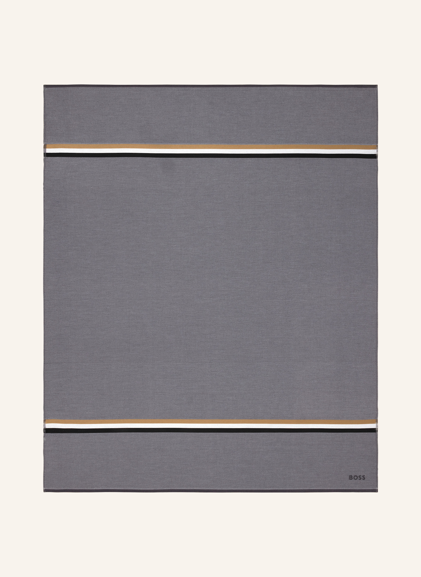 BOSS Strandtuch KUDA: SCHWARZ