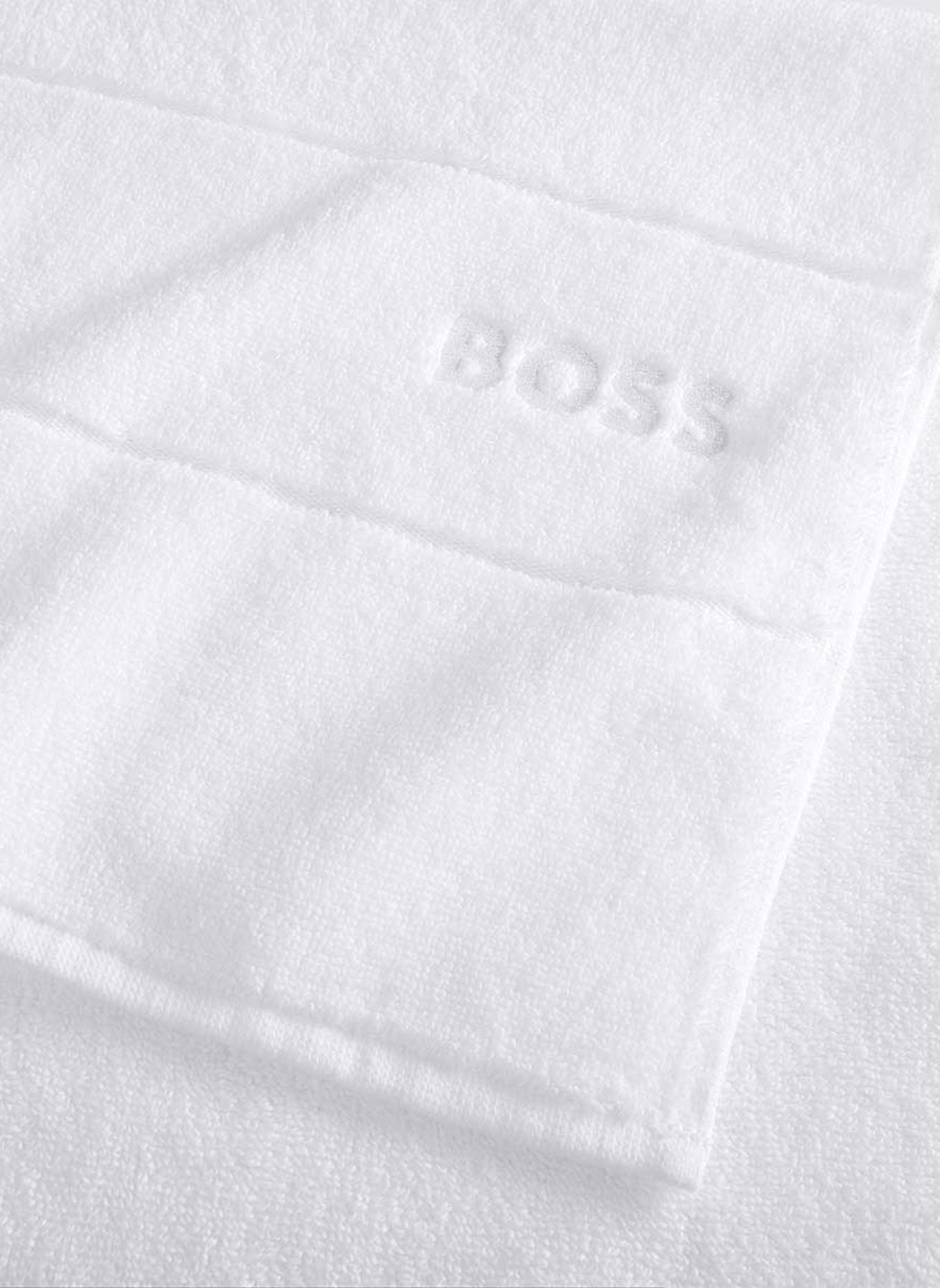 BOSS Duschtuch PLAIN: WEISS