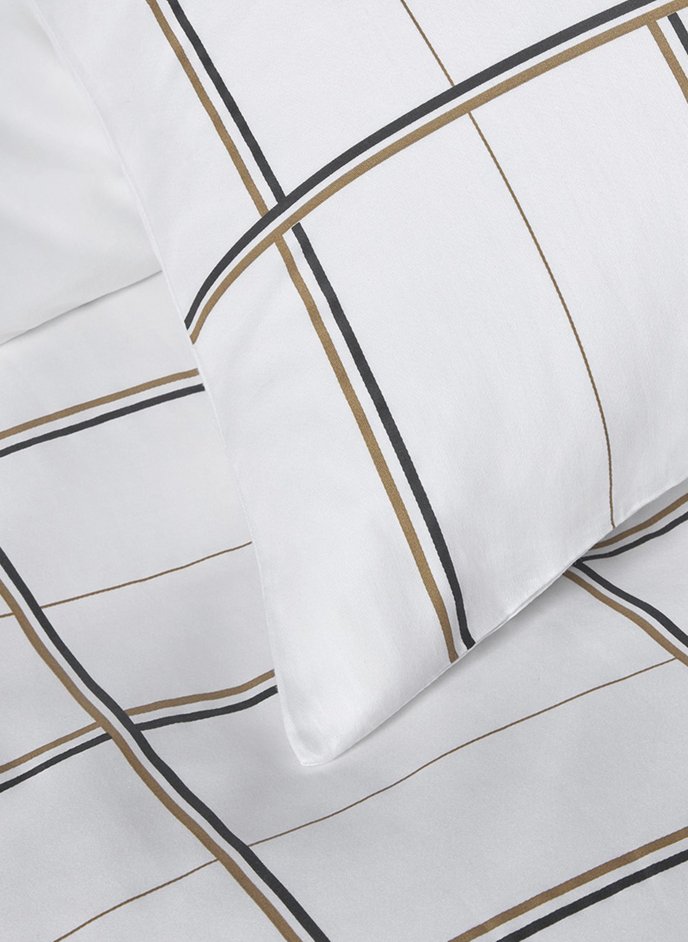 BOSS Bettwäsche Set BOSSCHECK: WEISS