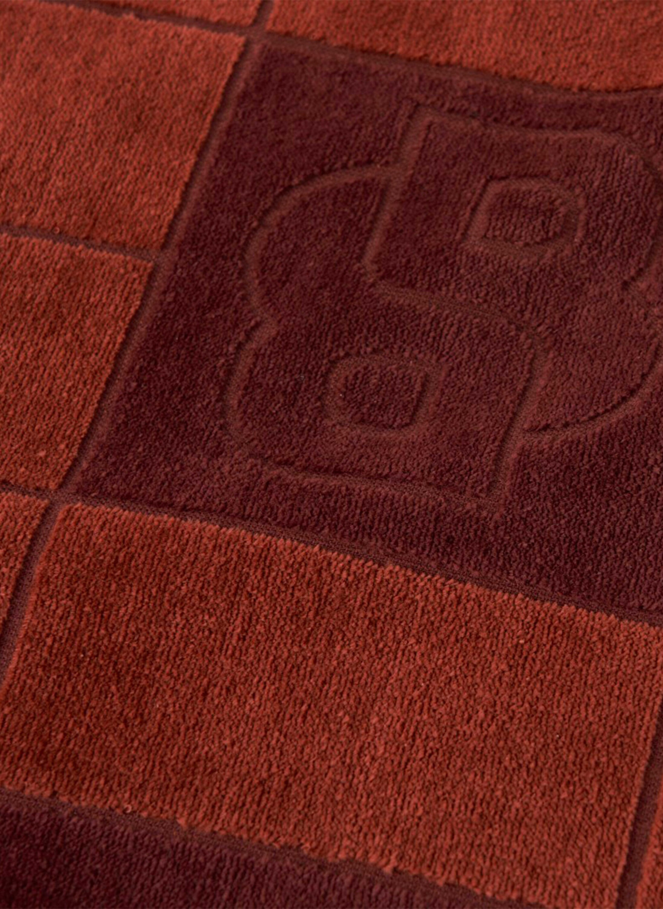 BOSS Handtuch DOUBLEB: ORANGE/ DUNKELORANGE