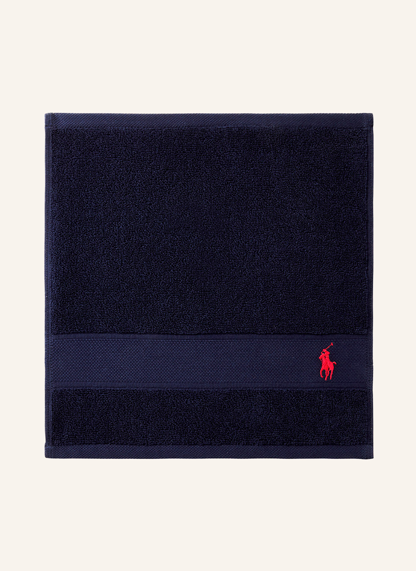 RALPH LAUREN HOME Waschhandschuh 4er Set POLOPLAYER: DUNKELBLAU