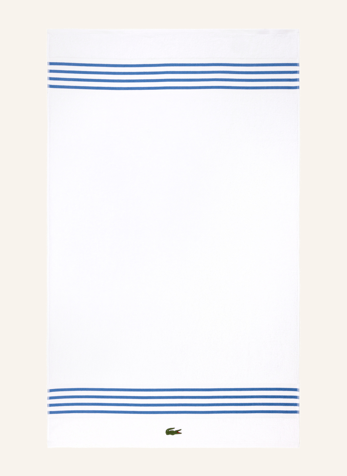 LACOSTE Badetuch LCOURTLI: HELLBLAU