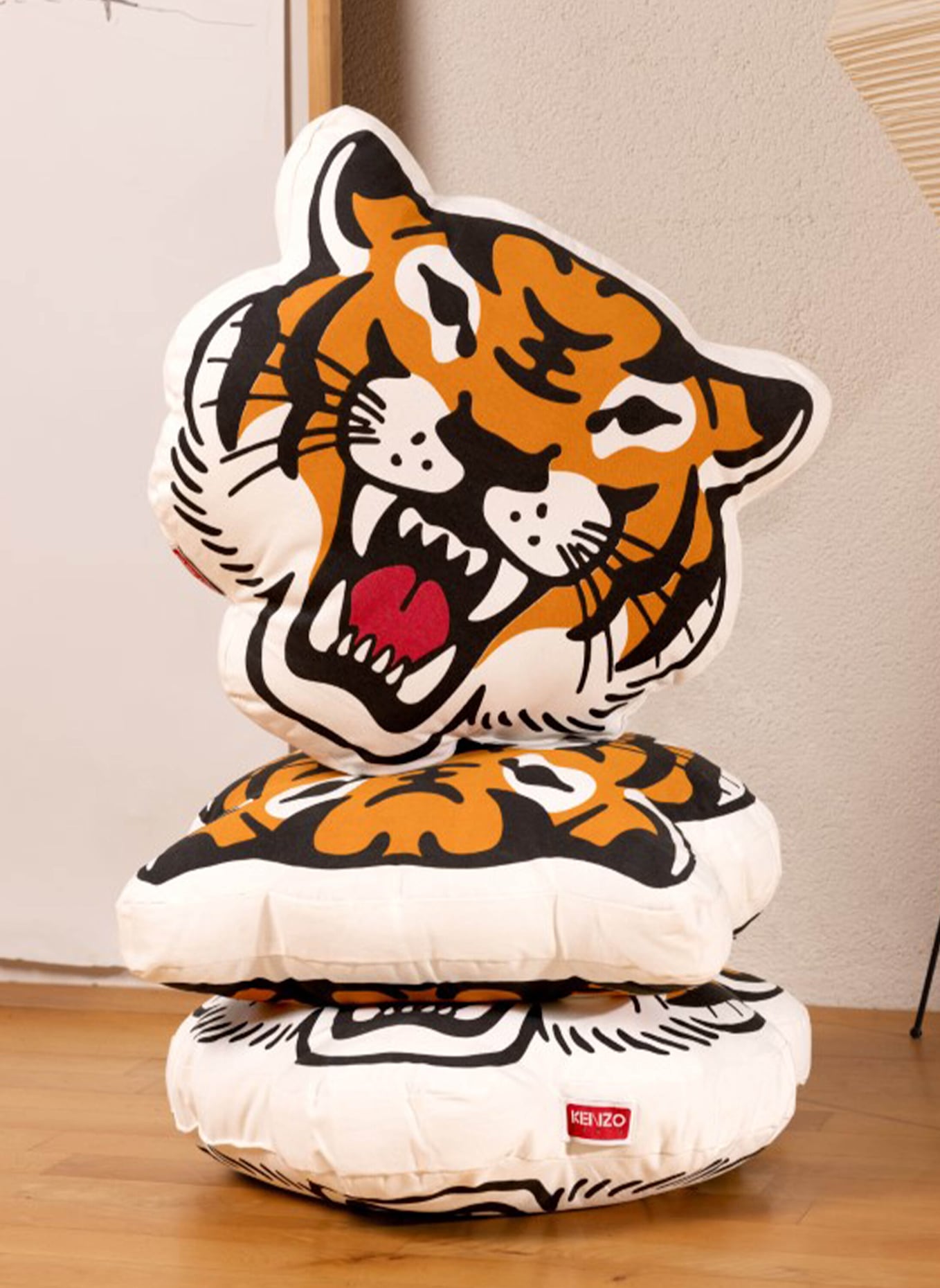 KENZO HOME Dekokissenhülle KLUCKY: WEISS