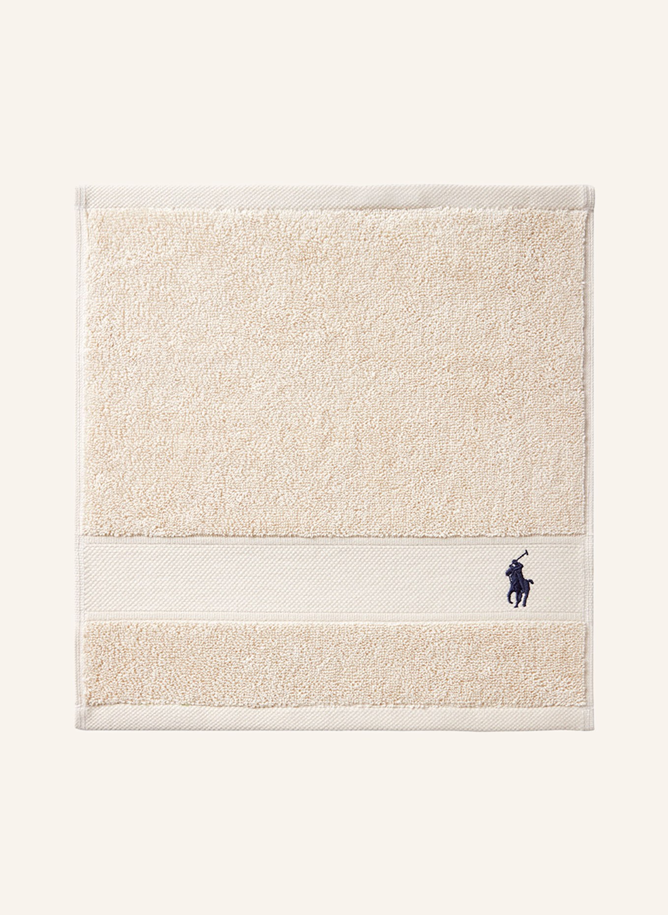 RALPH LAUREN HOME Waschhandschuh 4er Set POLOPLAYER: BEIGE/ CREME