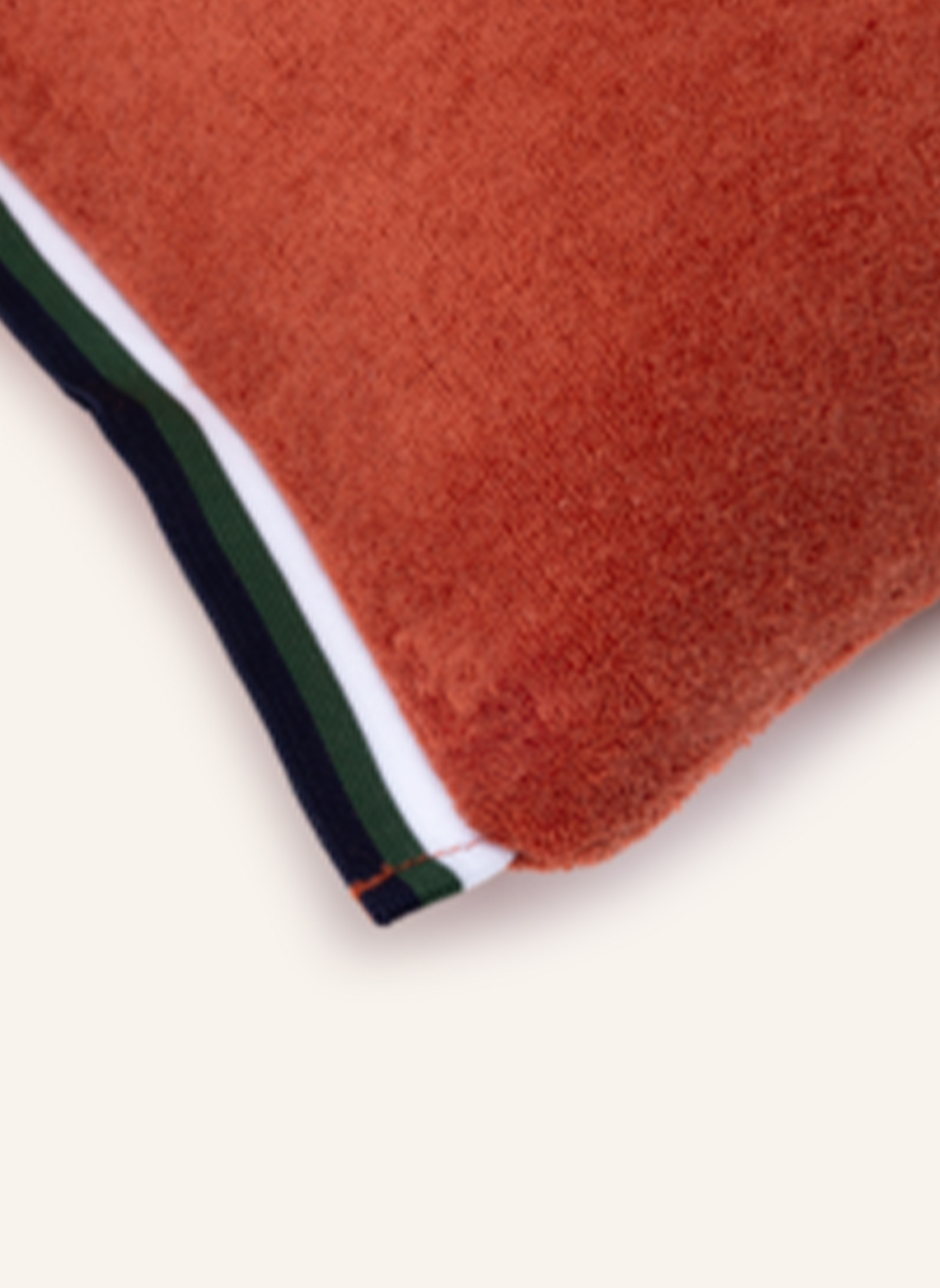 LACOSTE Dekokissenhülle LBREAK: DUNKELORANGE