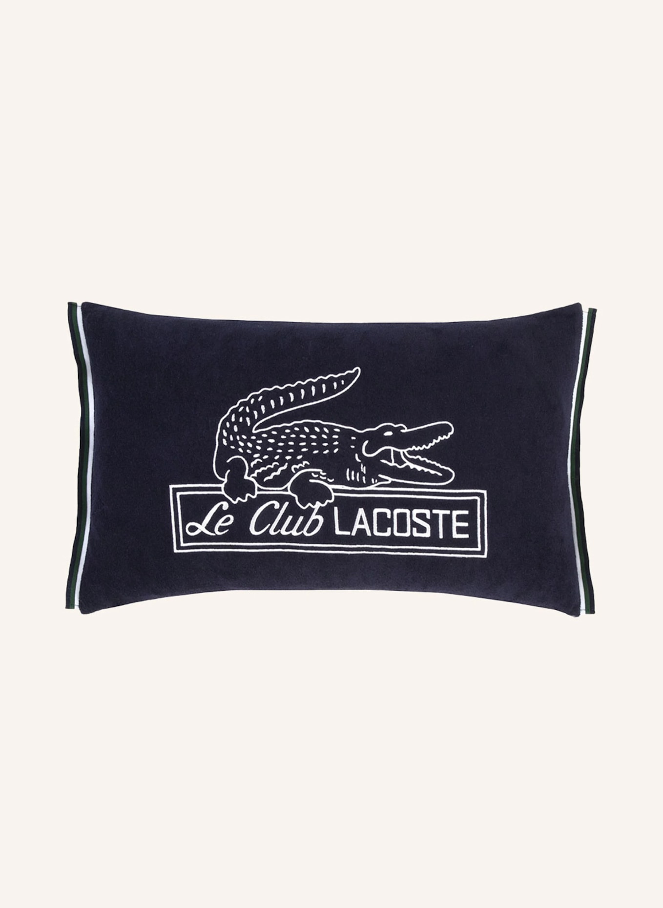 LACOSTE Dekokissenhülle LLECLUB: DUNKELBLAU