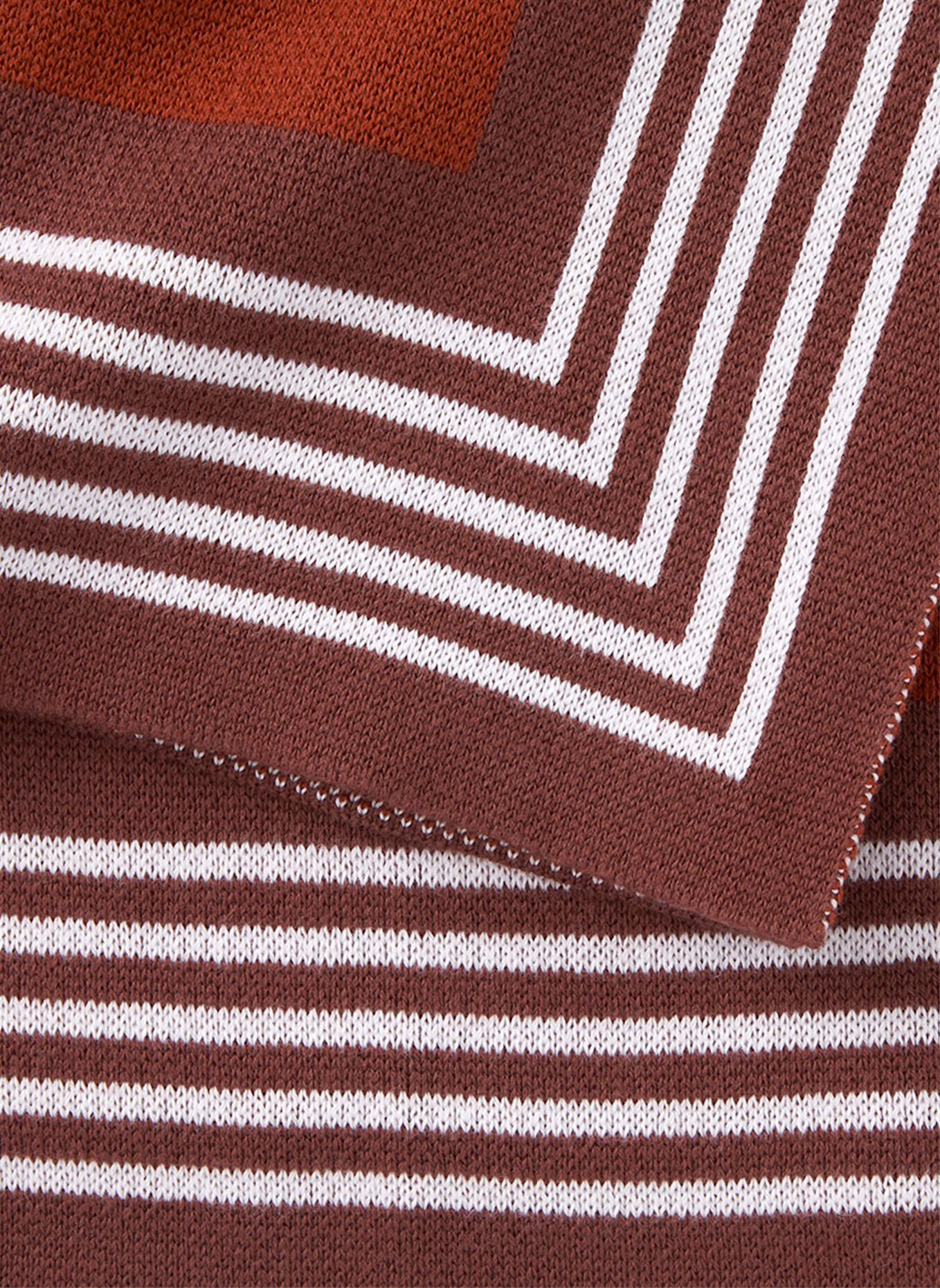 LACOSTE Plaid LFRAME: DUNKELORANGE