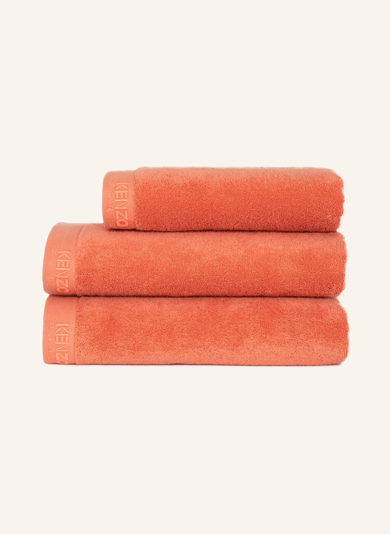 KENZO HOME Badetuch KZICONIC: ORANGE