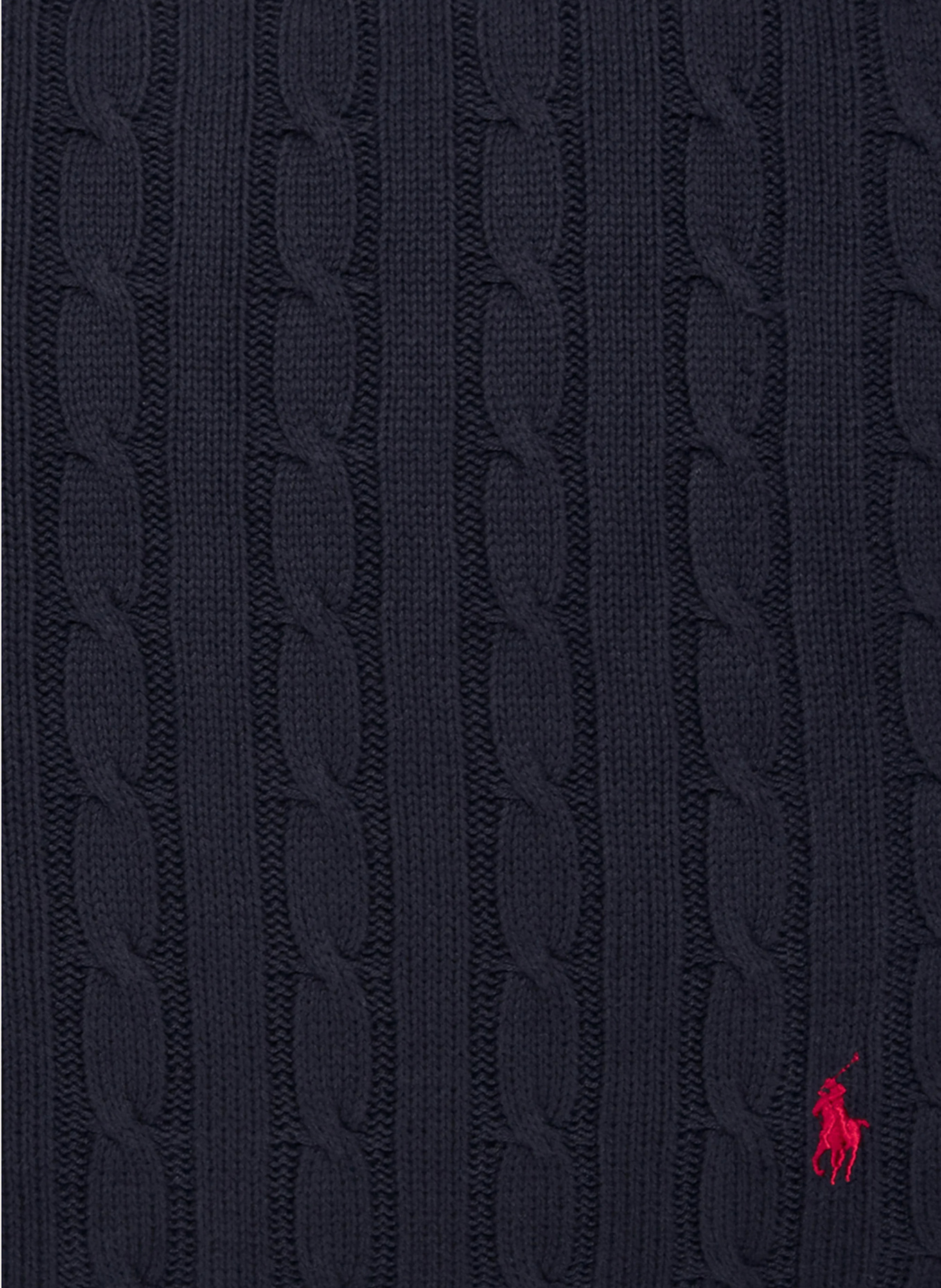 RALPH LAUREN HOME Plaid CABLE: DUNKELBLAU