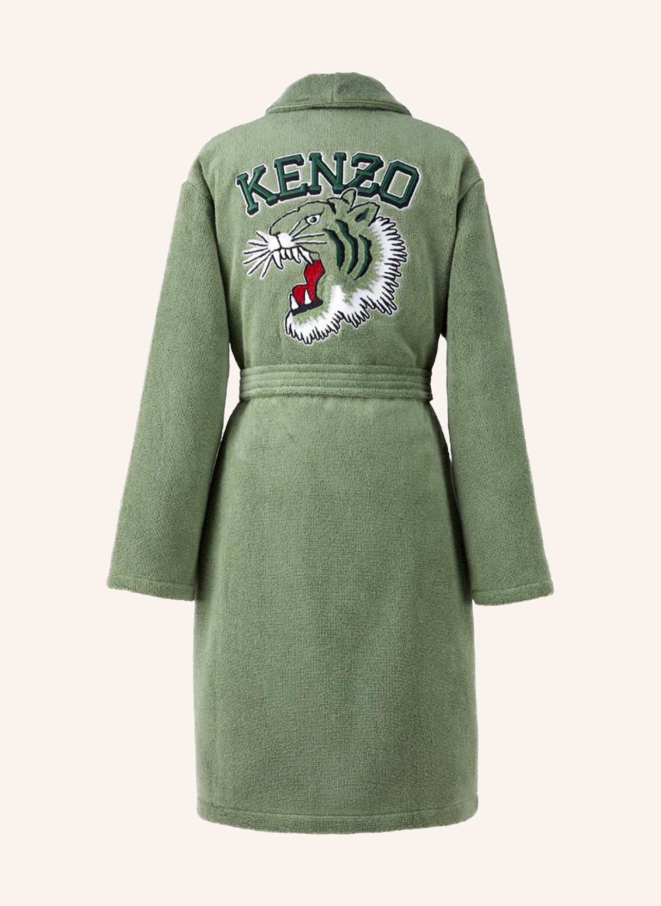 KENZO HOME Bademantel KVTIGER: HELLGRÜN