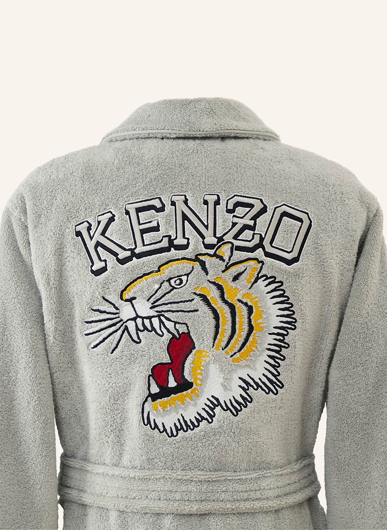 KENZO HOME Bademantel KVTIGER: GRAU