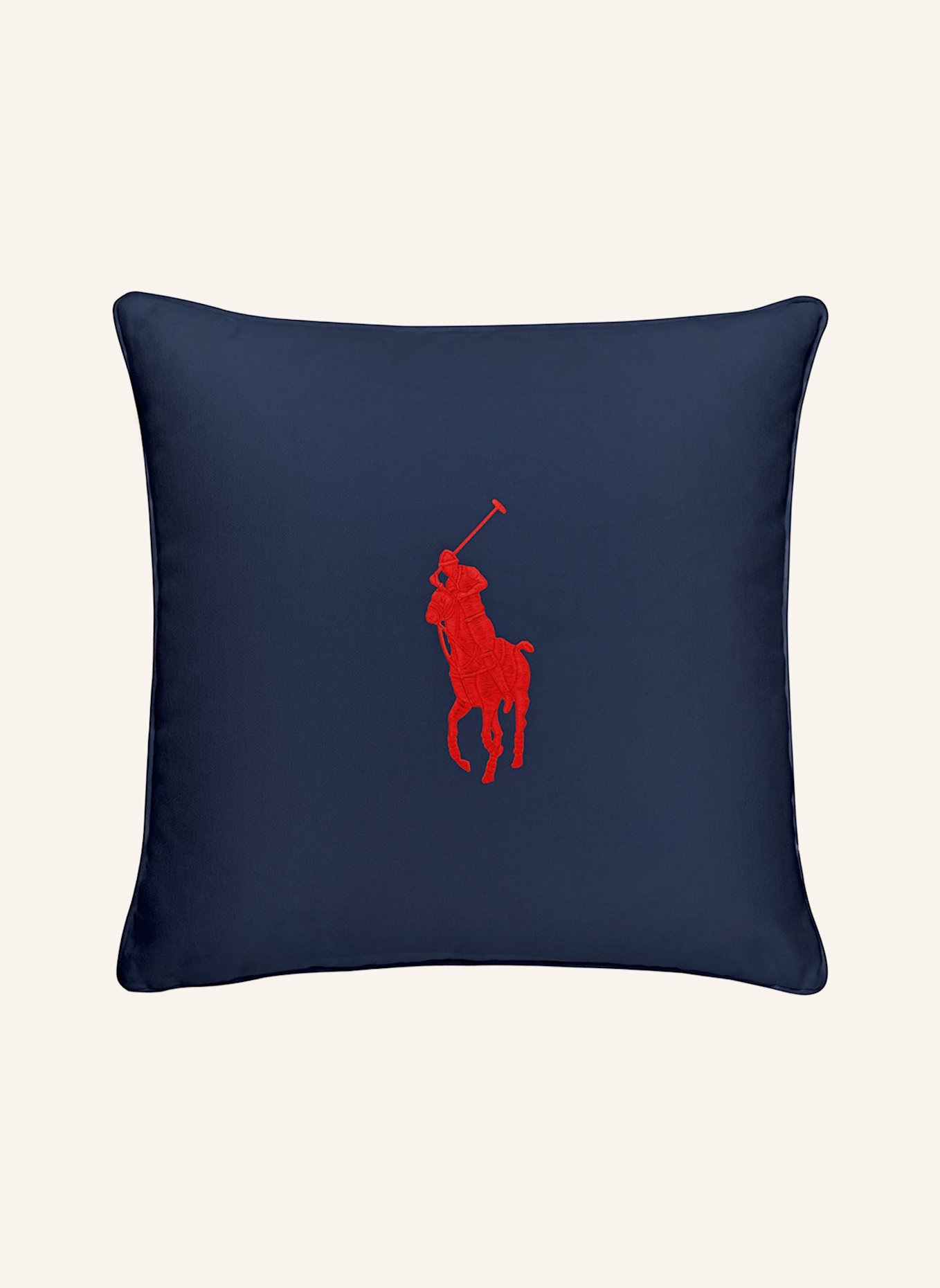 RALPH LAUREN HOME Dekokissenhülle PONY: DUNKELBLAU