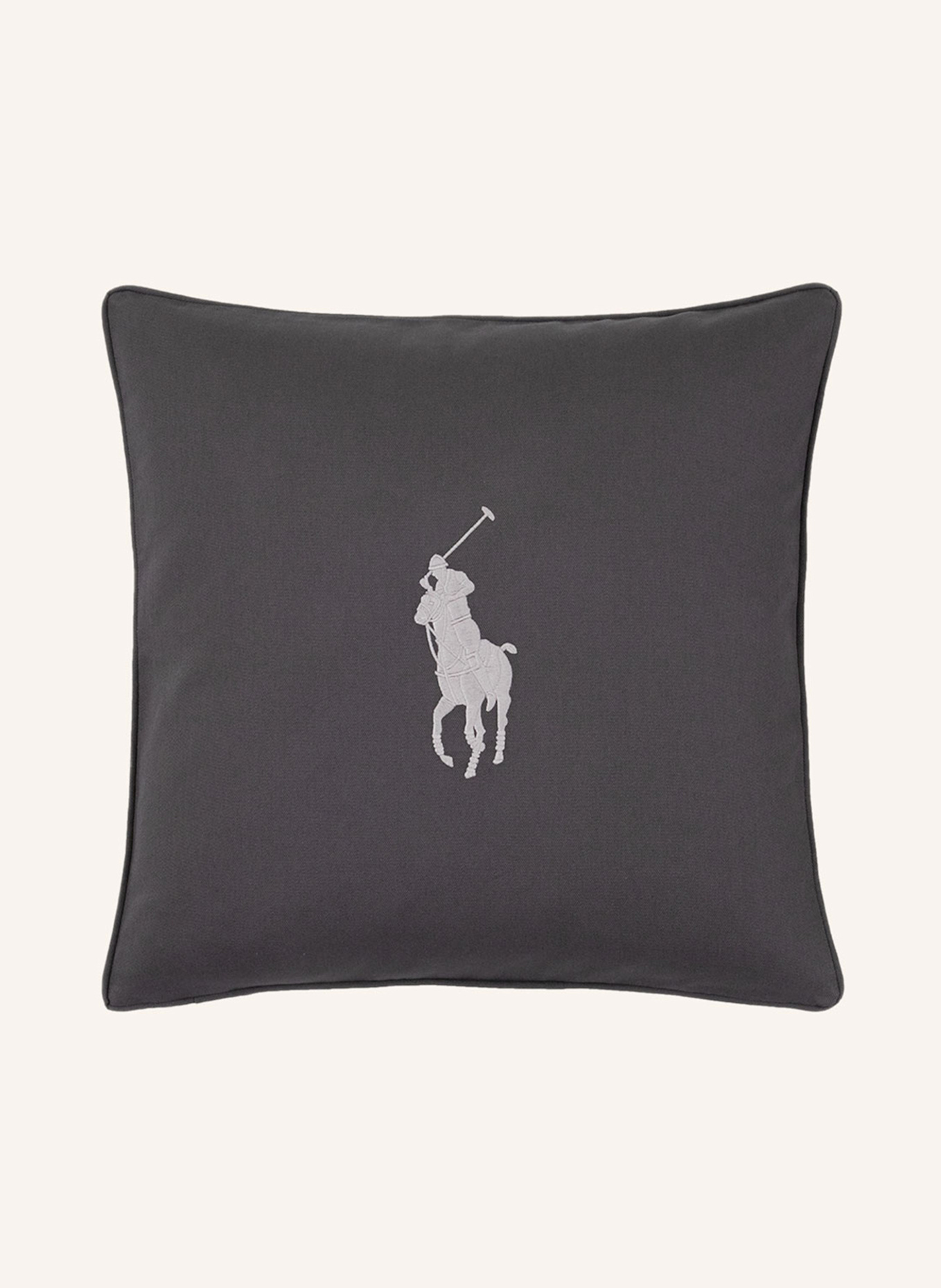 RALPH LAUREN HOME Dekokissenhülle RLPONY: DUNKELGRAU