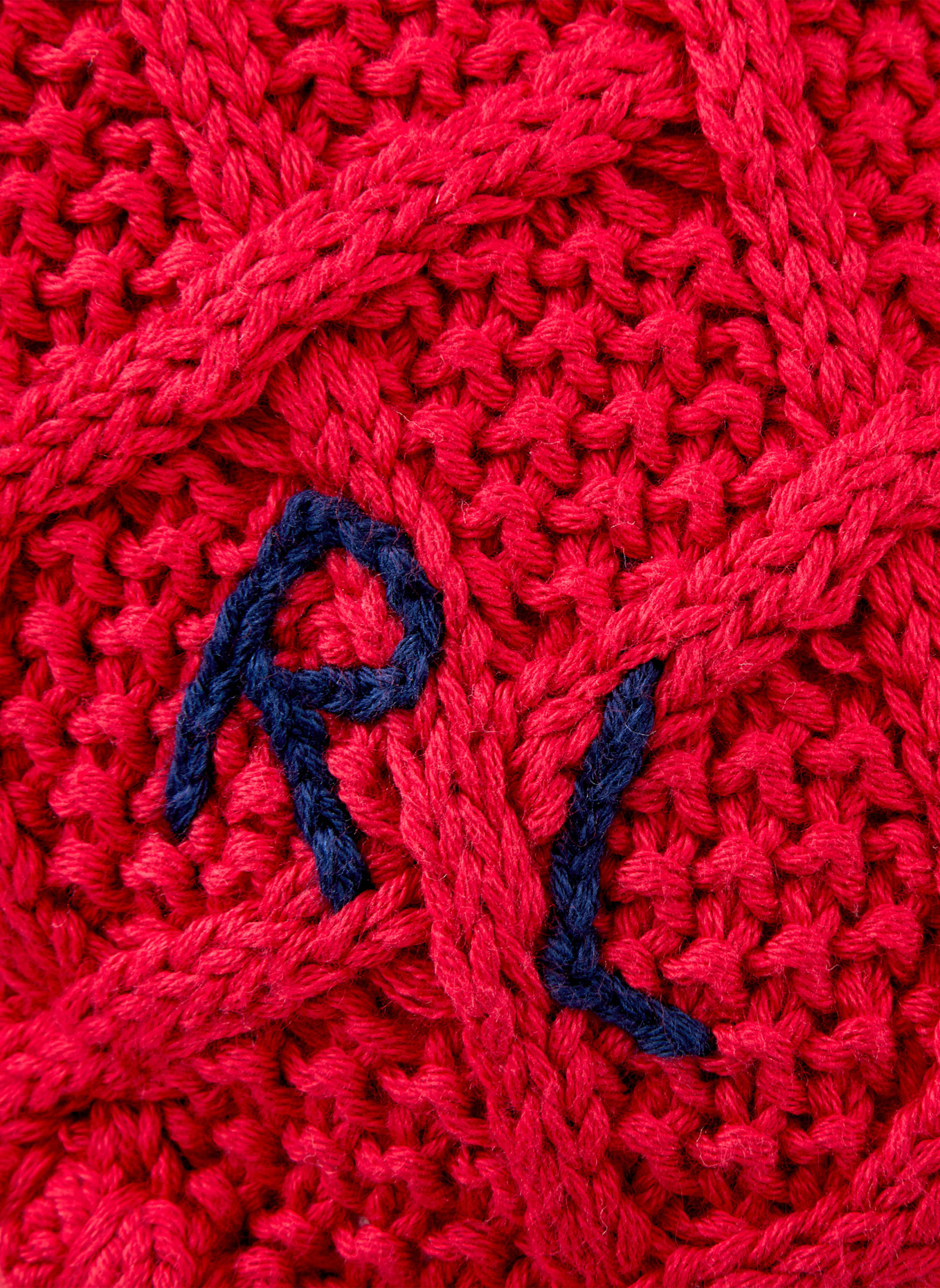 RALPH LAUREN HOME Dekokissenhülle HIGHLAND: ROT