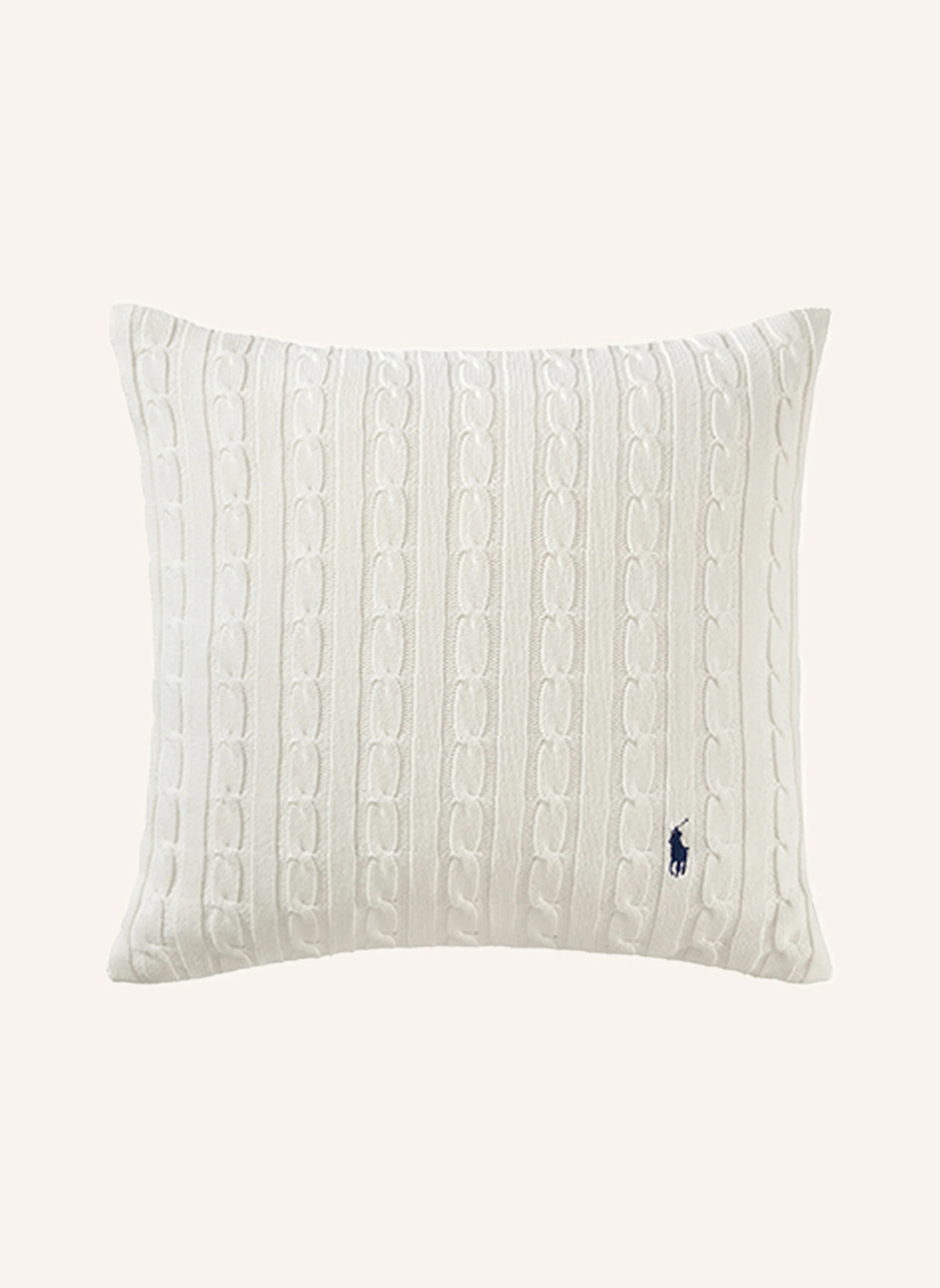 RALPH LAUREN HOME Dekokissenhülle RLCABLE: WEISS