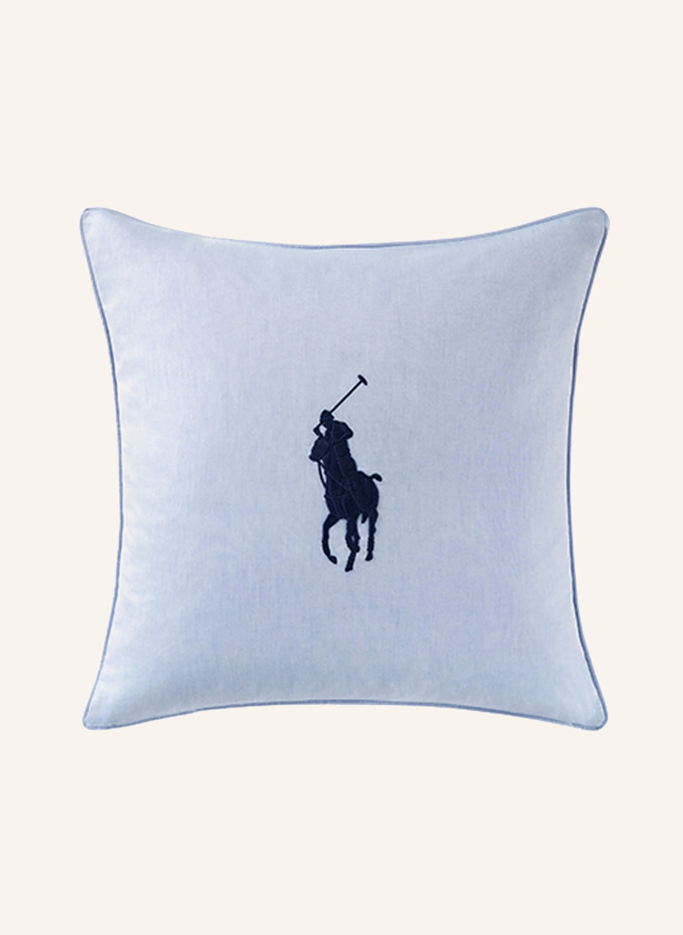 RALPH LAUREN HOME Dekokissenhülle OXFORD: HELLBLAU
