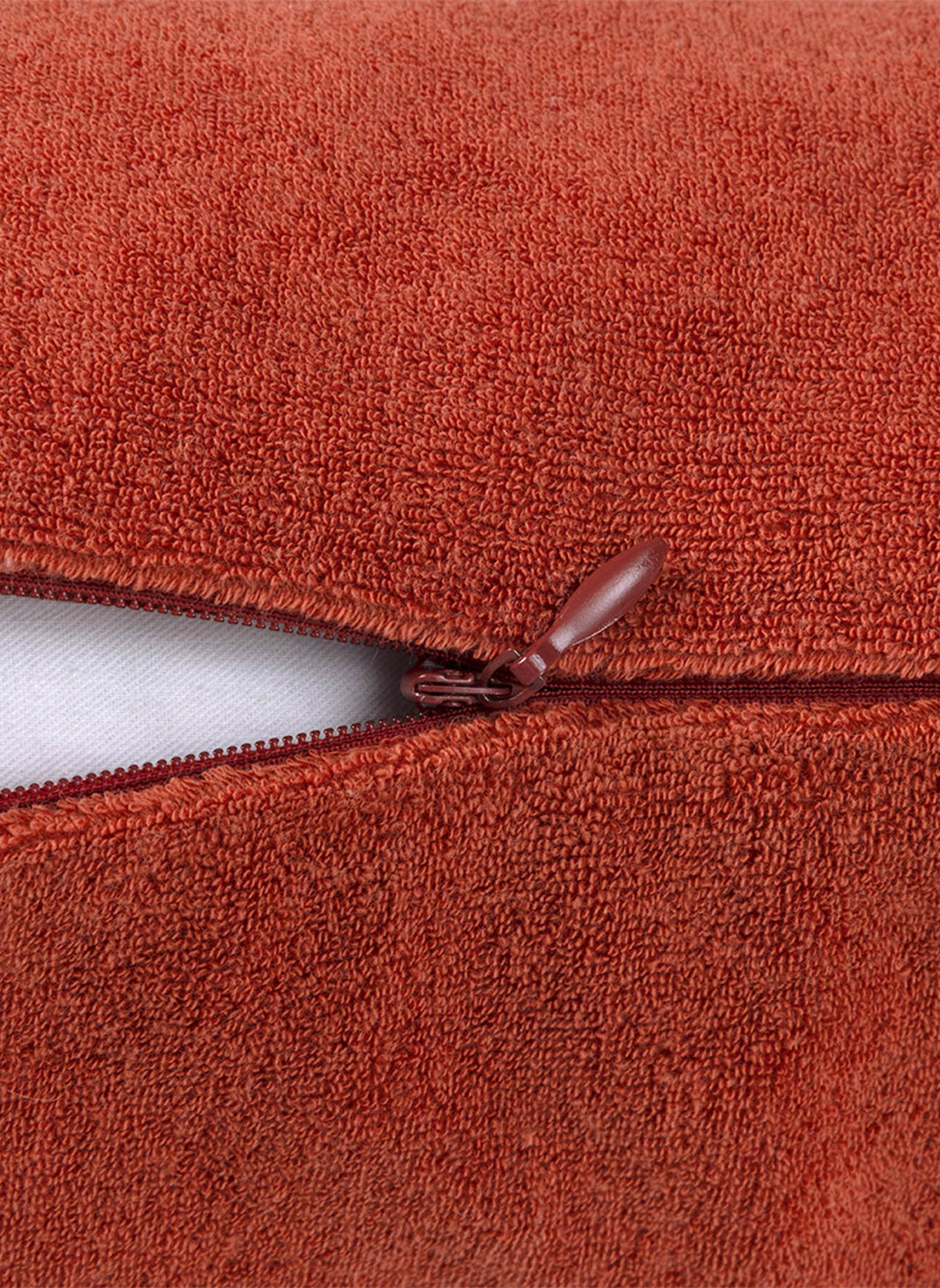 LACOSTE Dekokissenhülle LLECLUB: DUNKELORANGE