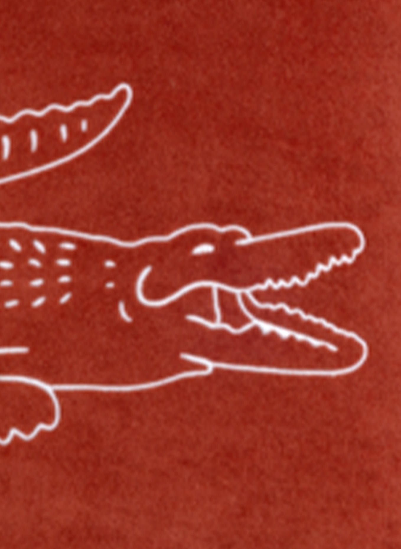 LACOSTE Dekokissenhülle LBREAK: DUNKELORANGE