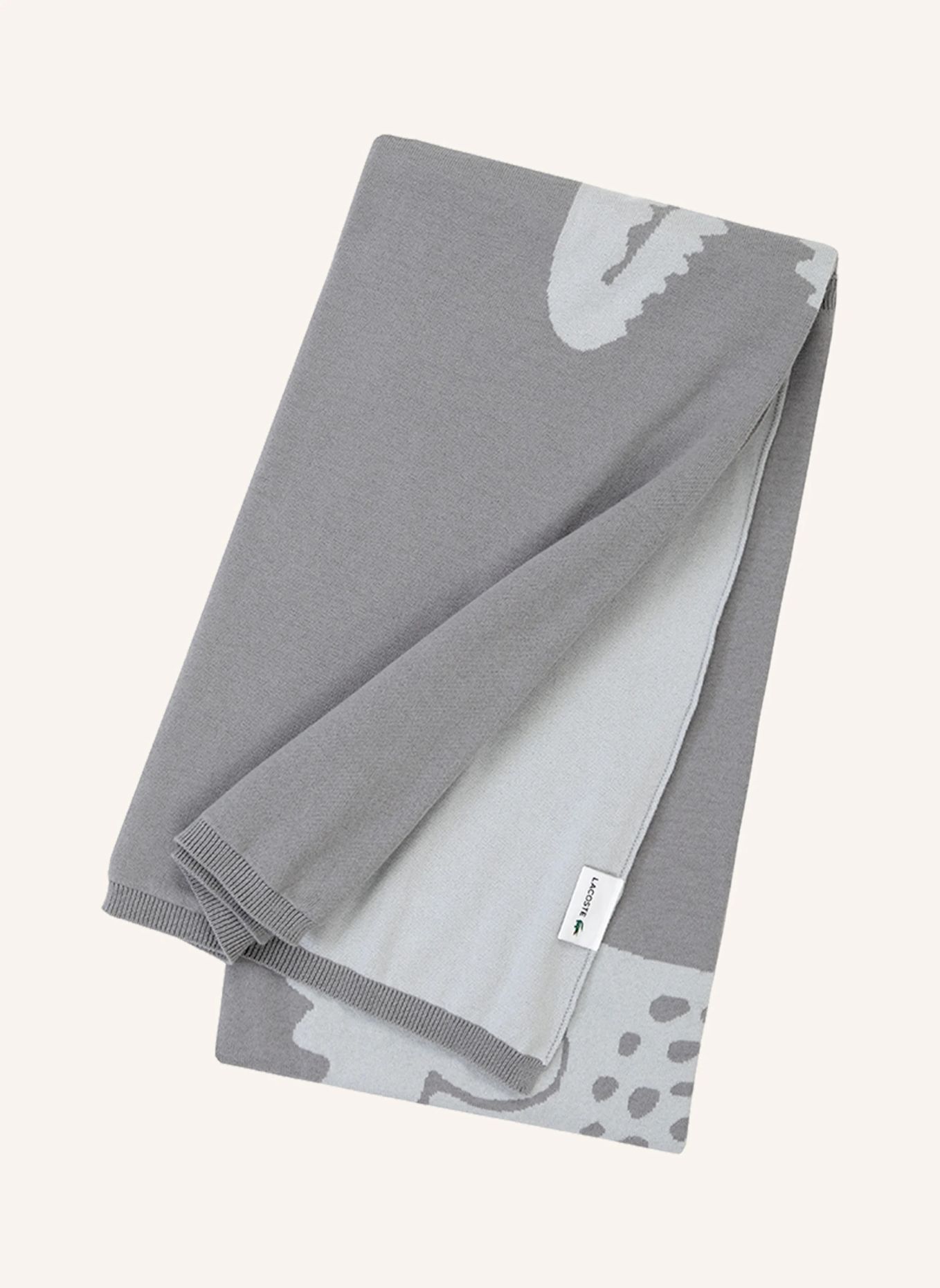 LACOSTE Plaid LREFLET: GRAU