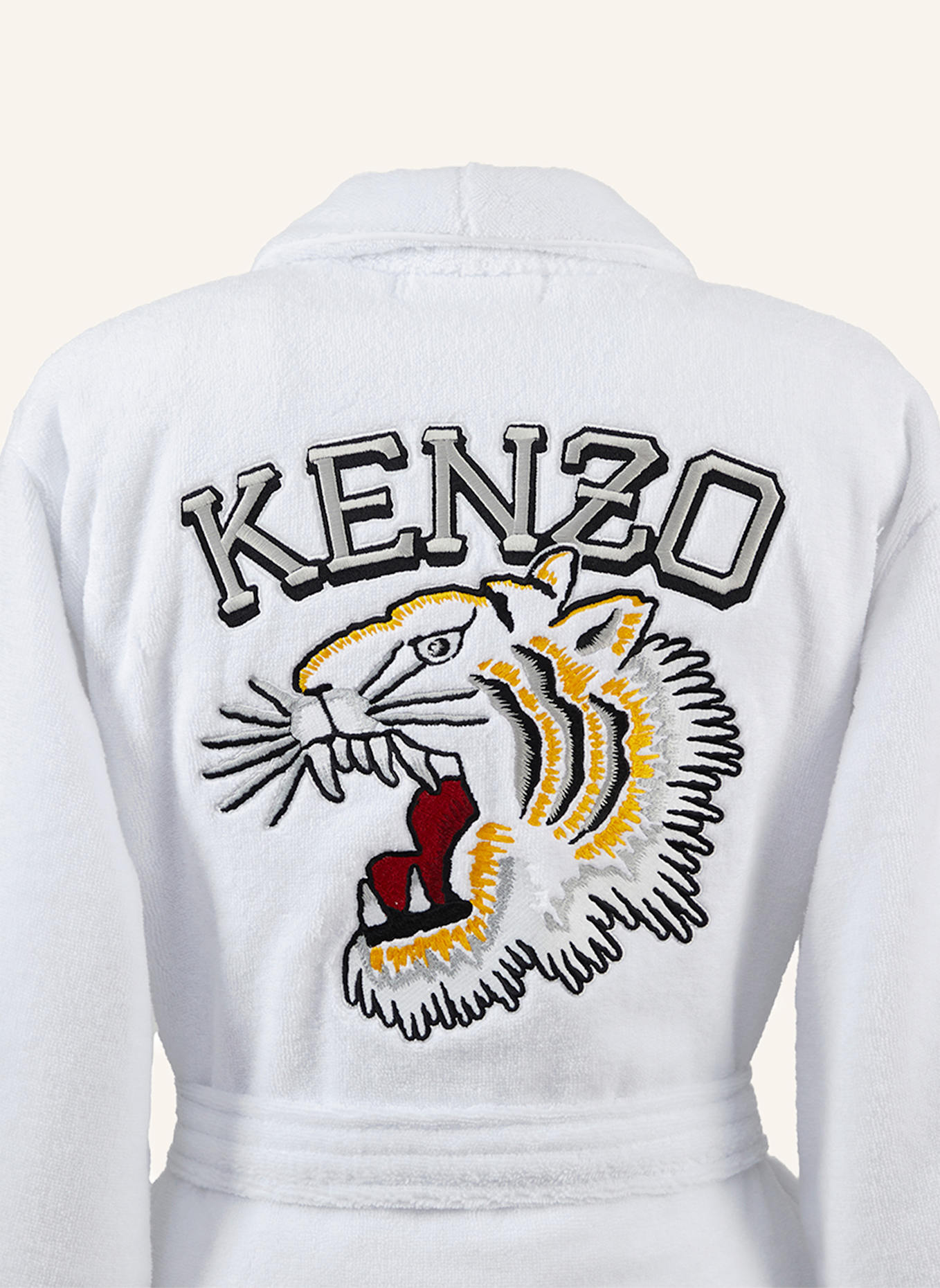 KENZO HOME Bademantel KVTIGER: WEISS