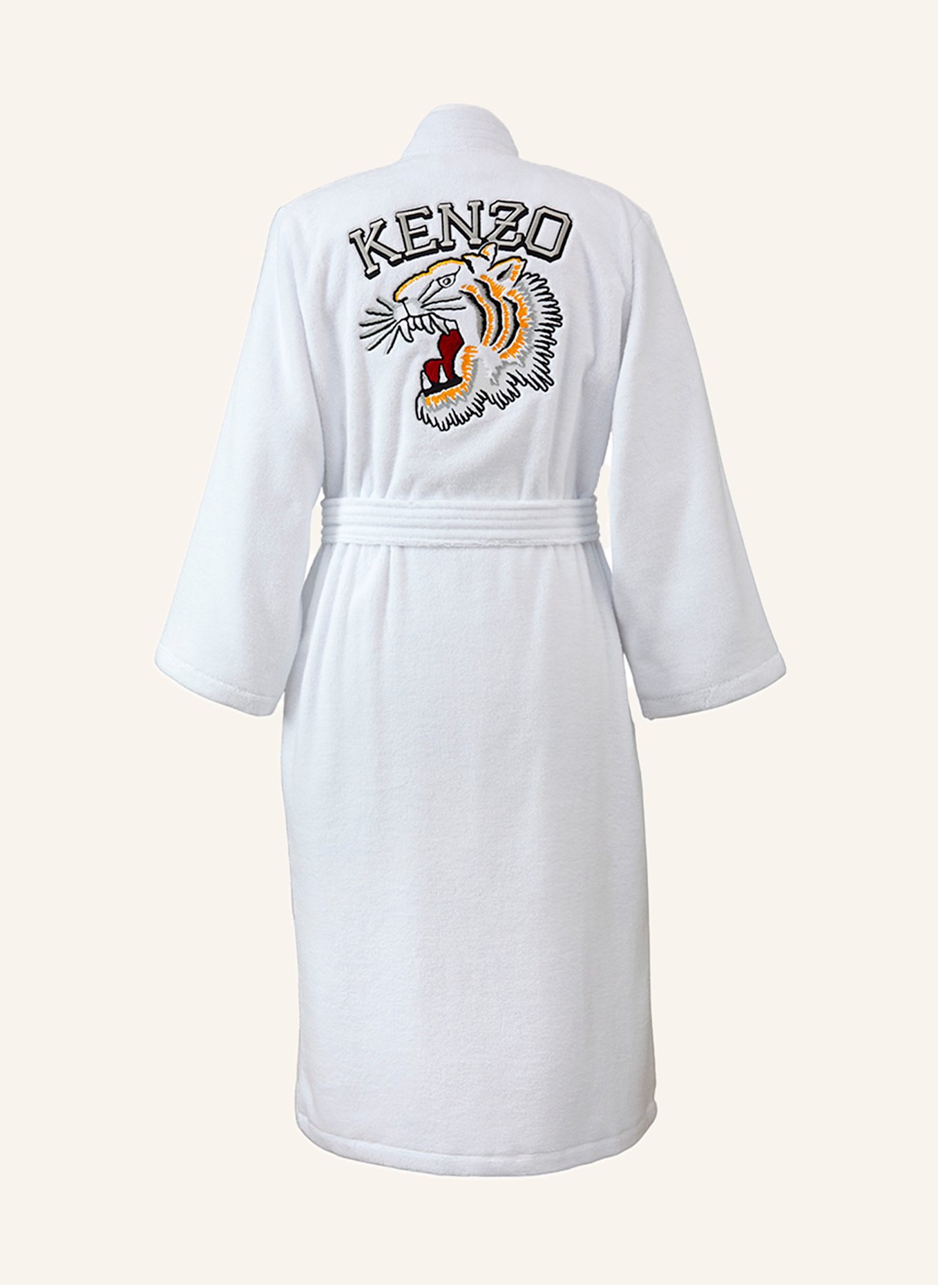 KENZO HOME Bademantel KVTIGER: WEISS