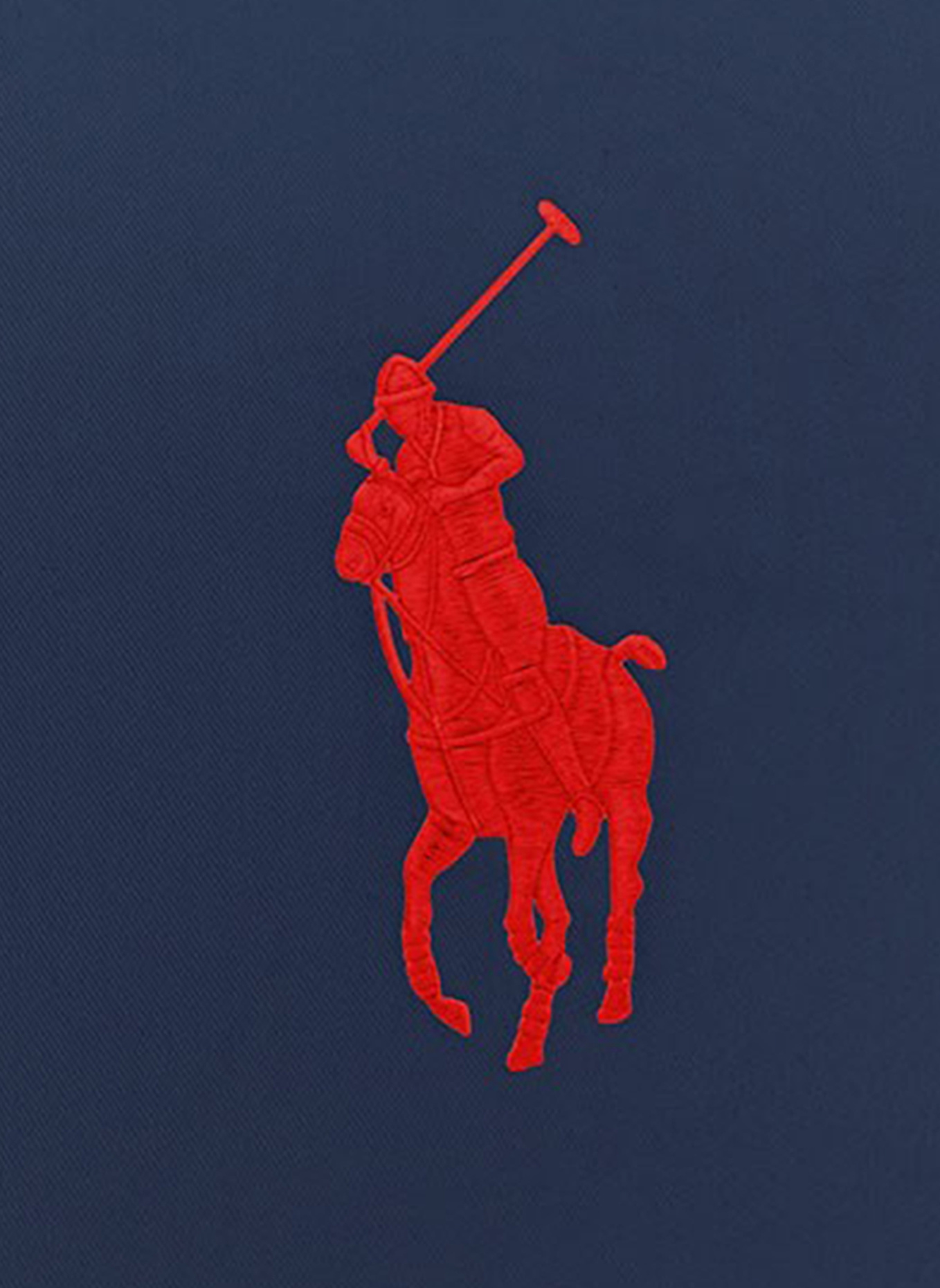 RALPH LAUREN HOME Dekokissenhülle PONY: DUNKELBLAU