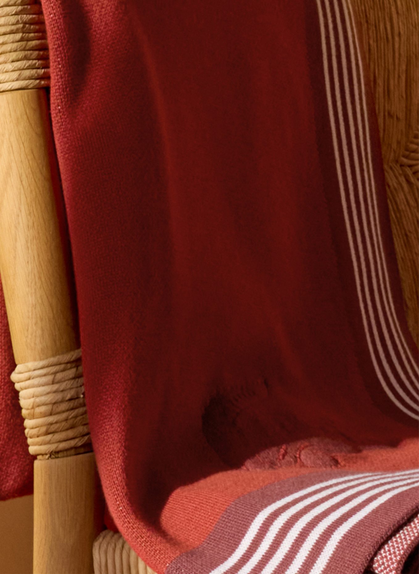 LACOSTE Plaid LFRAME: DUNKELORANGE