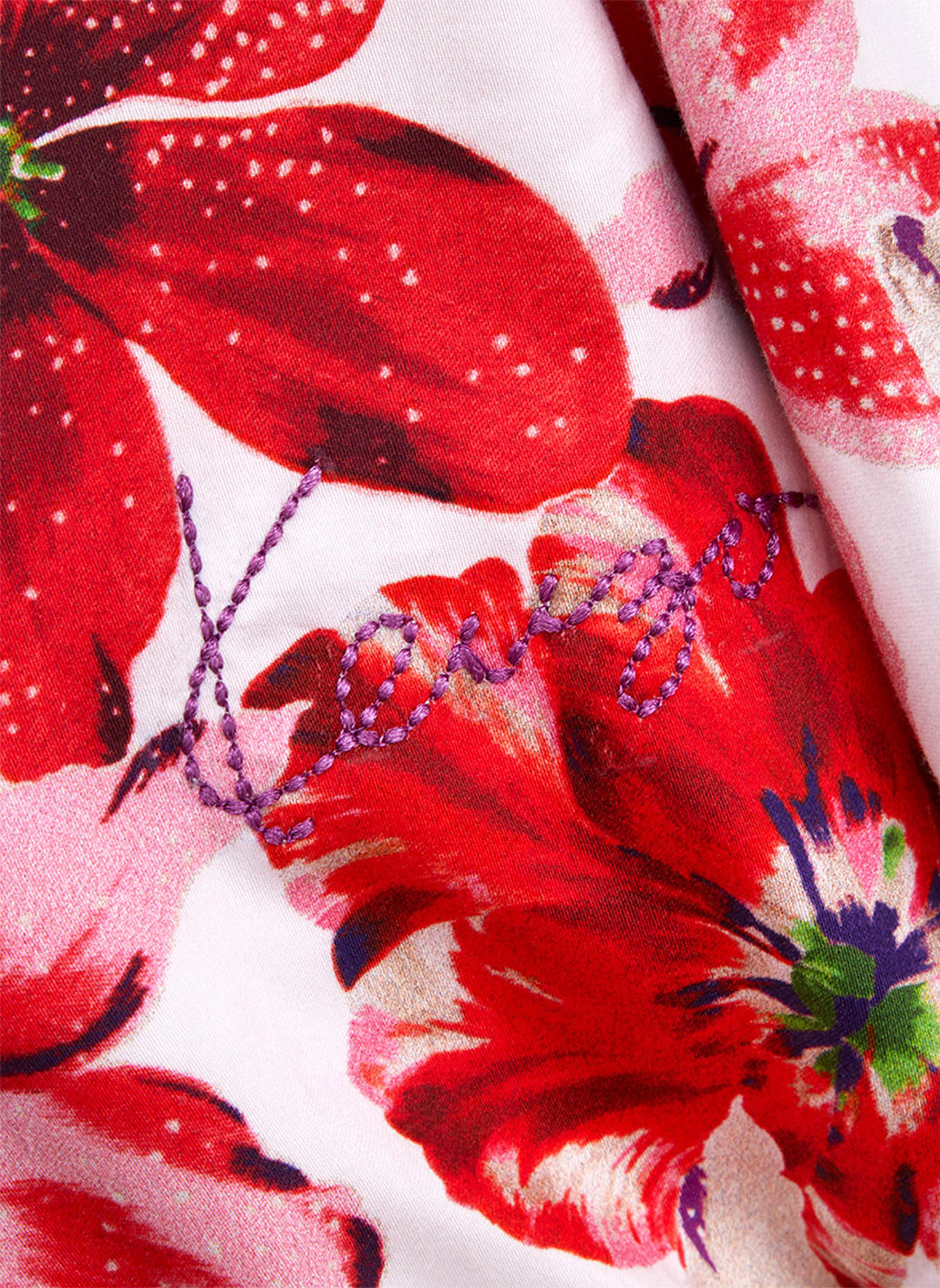 KENZO HOME Bademantel KFLEUR: ROT