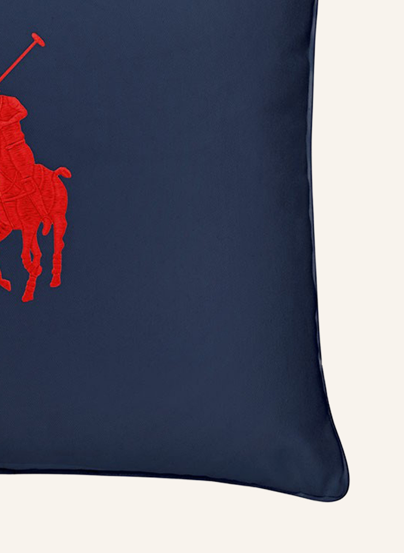 RALPH LAUREN HOME Dekokissenhülle PONY: DUNKELBLAU