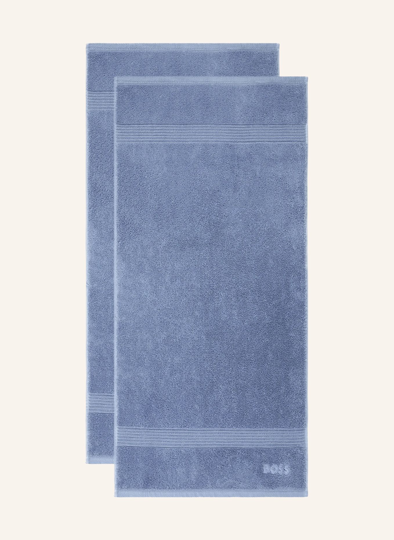 BOSS Handtuch 2er Set LOFT: HELLBLAU