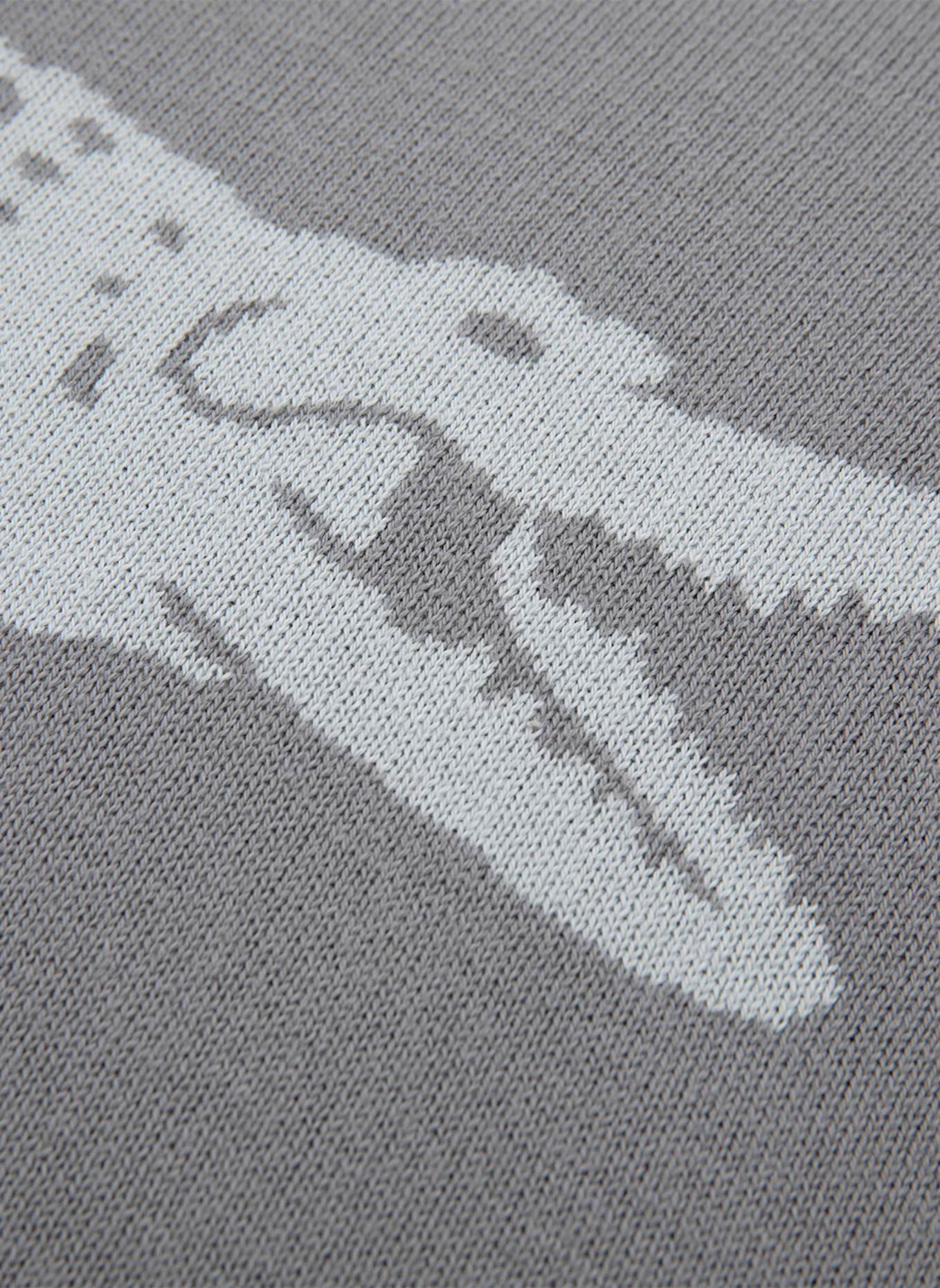 LACOSTE Dekokissenhülle LREFLET: GRAU
