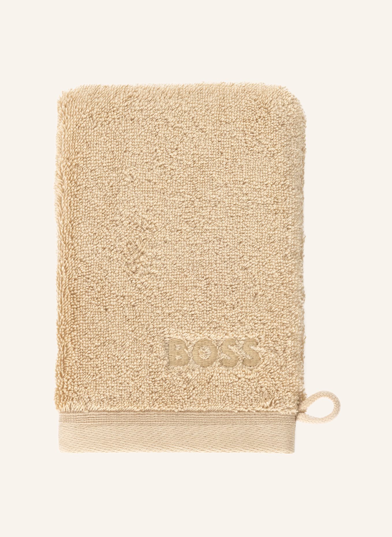 BOSS Waschhandschuh 4er Set LOFT: BEIGE