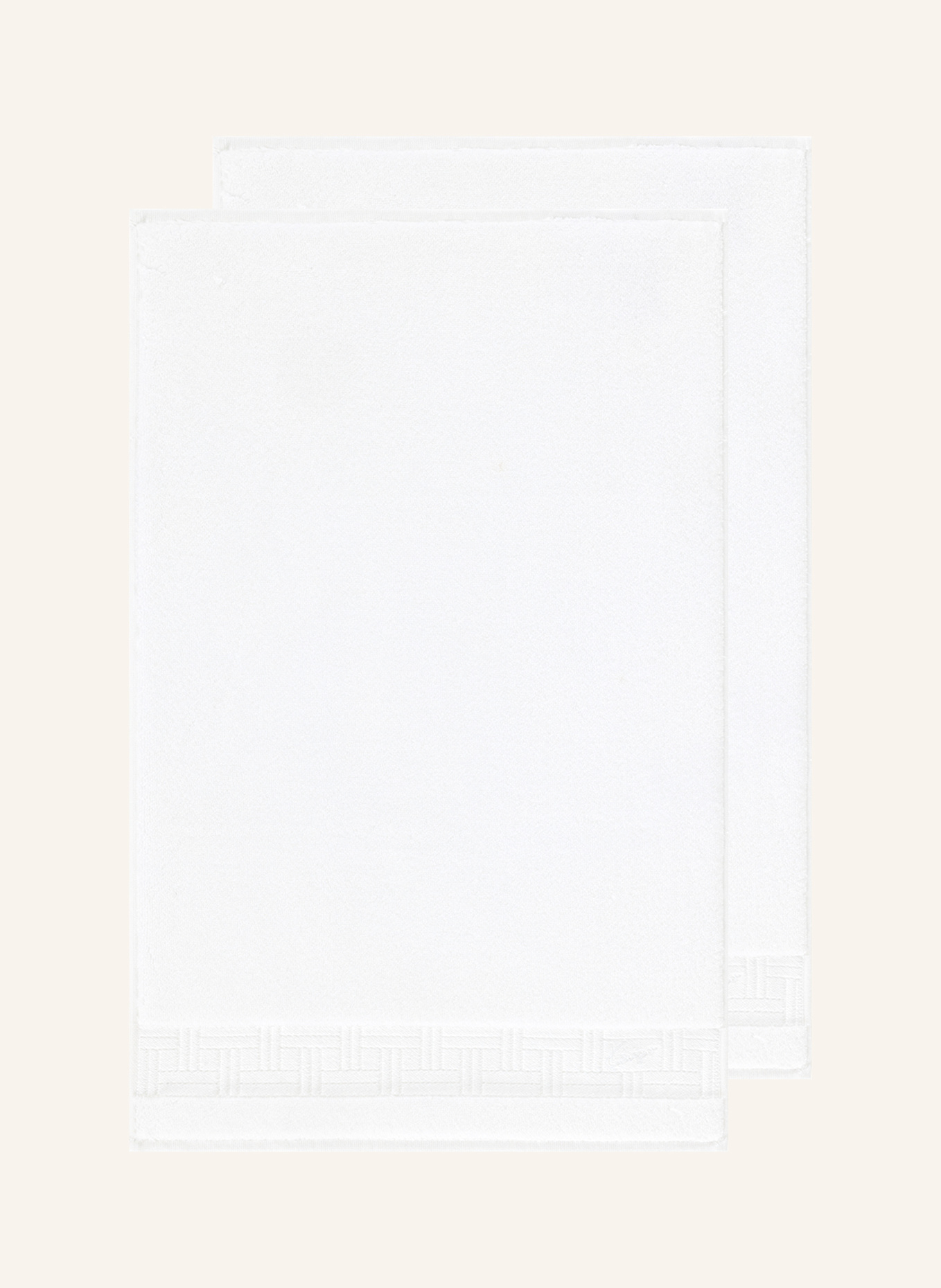 KENZO HOME Gästetuch 2er Set KWEAVE: WEISS