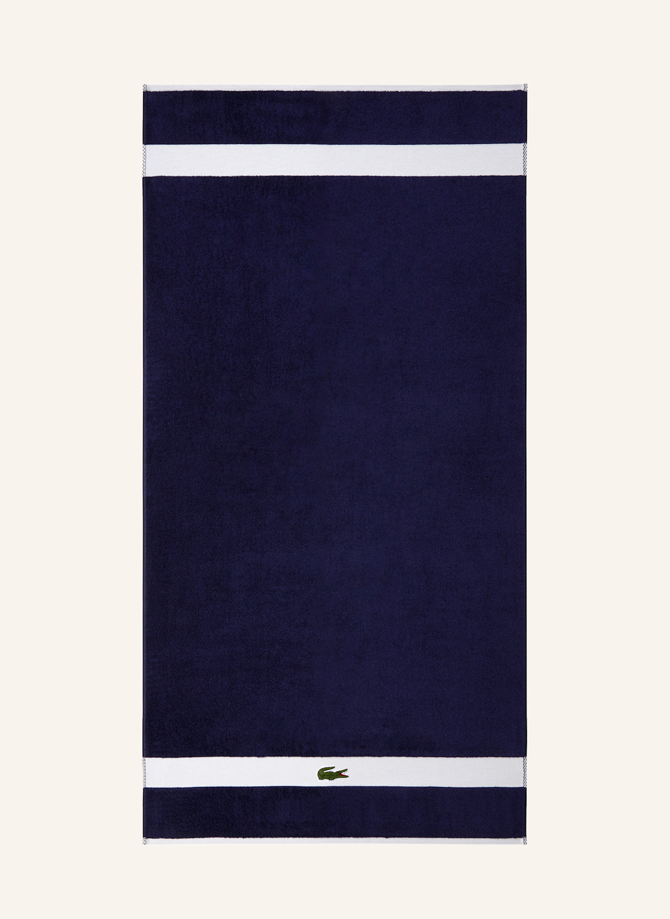 LACOSTE Handtuch LCASUAL: DUNKELBLAU