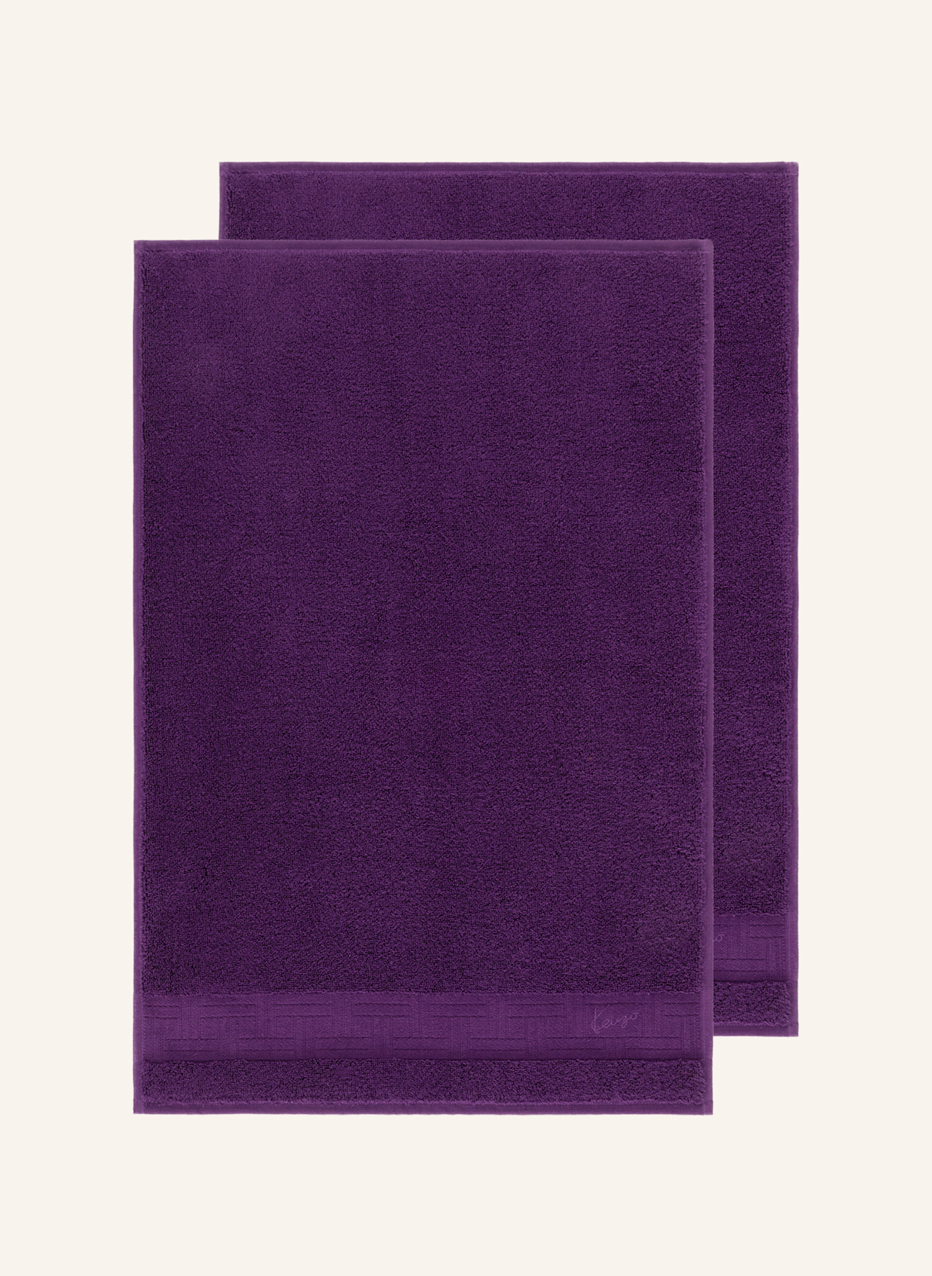 KENZO HOME Gästetuch 2er Set KWEAVE: LILA