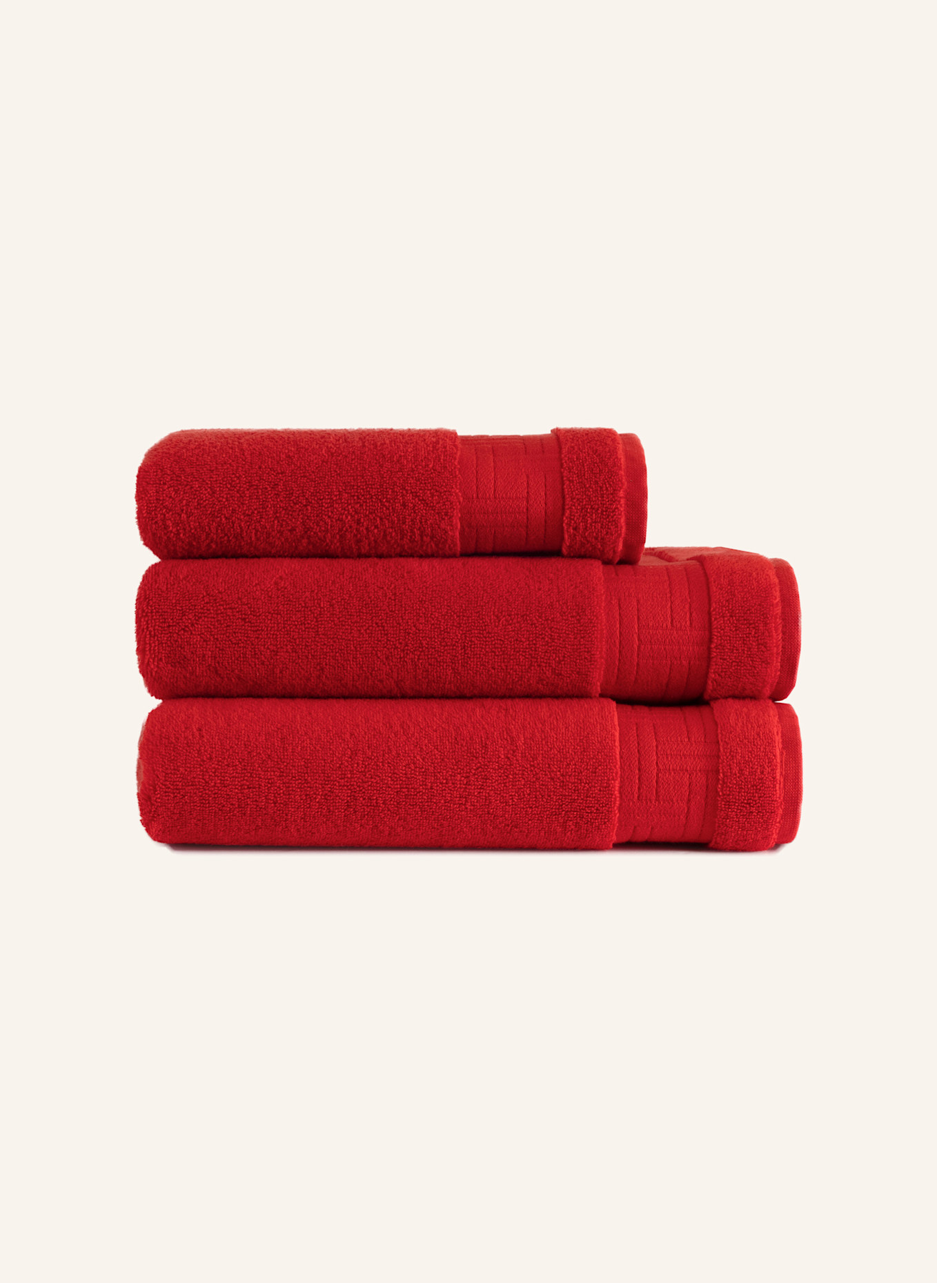KENZO HOME Badetuch KWEAVE: ROT