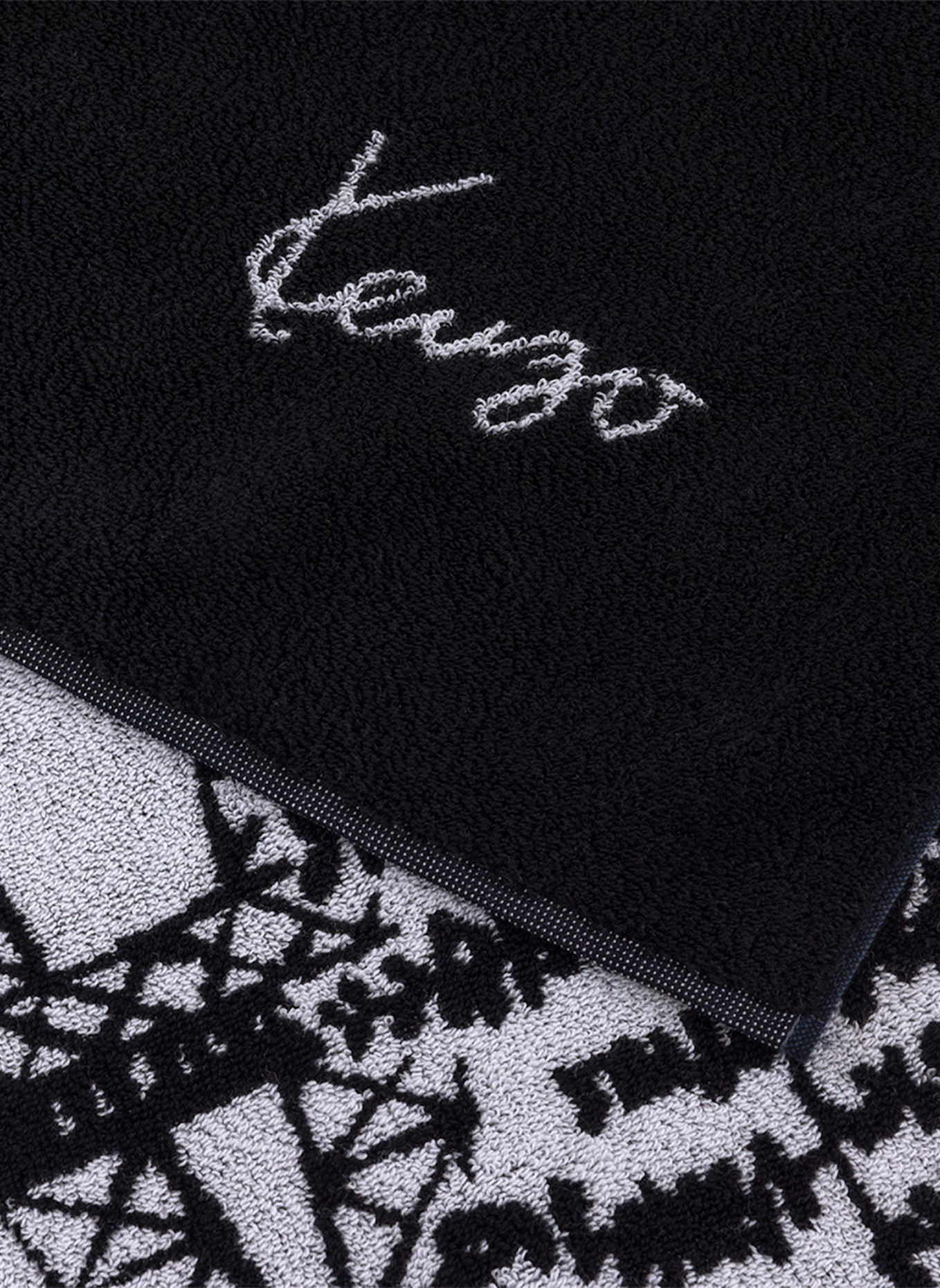 KENZO HOME Strandtuch KESTAMPE: SCHWARZ