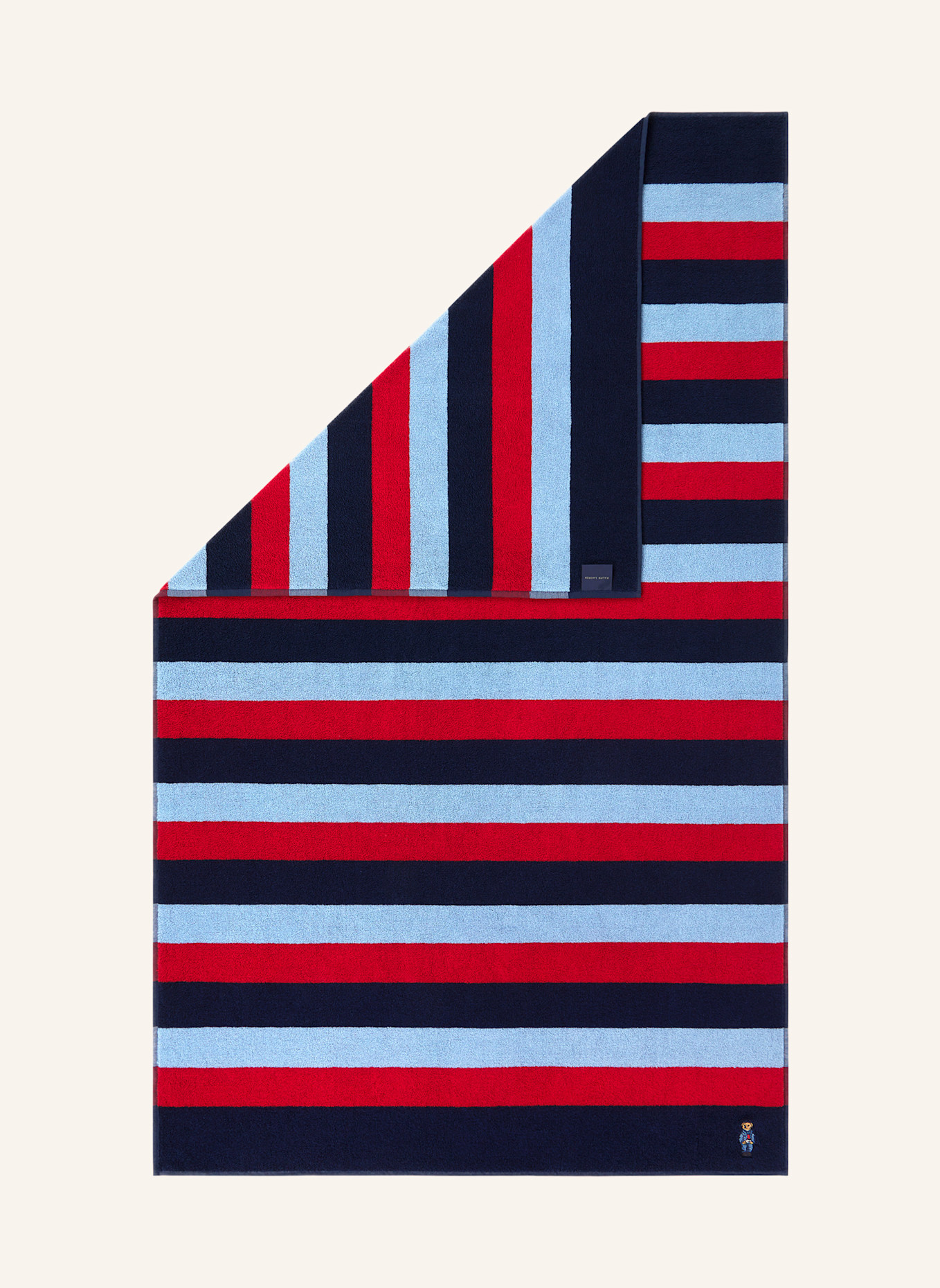 RALPH LAUREN HOME Strandtuch DENIMBEAR: DUNKELBLAU