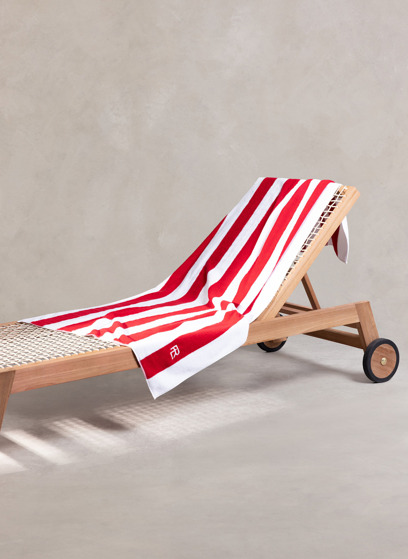 RALPH LAUREN HOME Strandtuch HENLEY: ROT