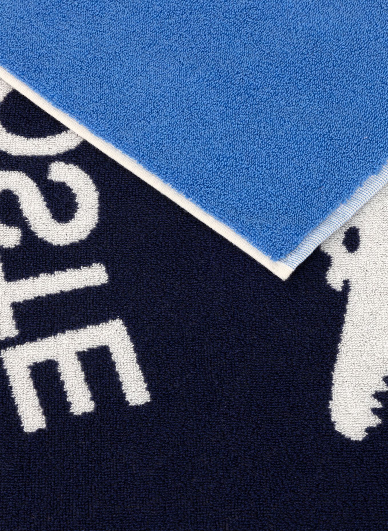 LACOSTE Strandtuch LBADGE: DUNKELBLAU