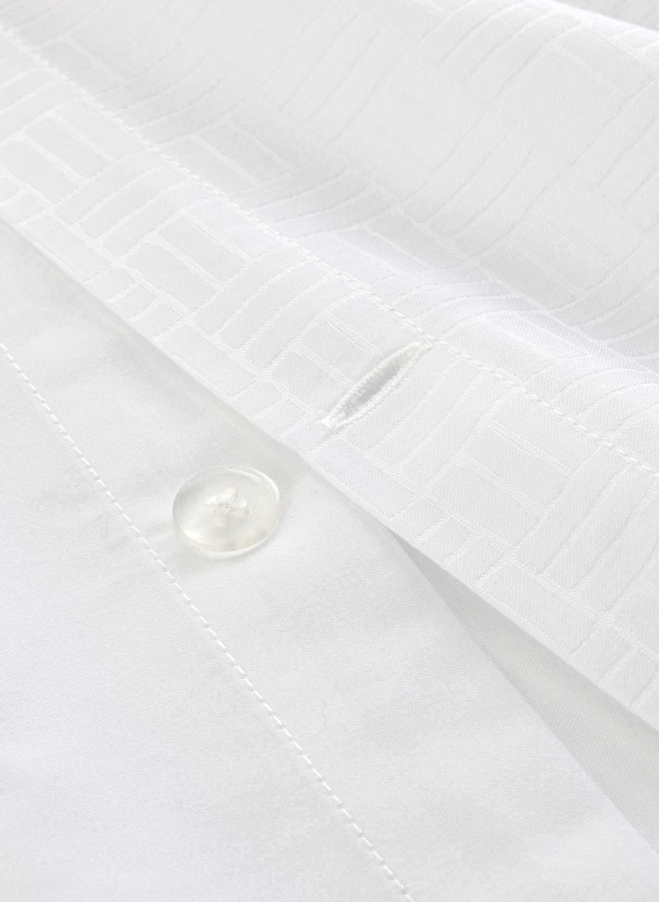 BOSS Bettwäsche Set LATTICE: WEISS